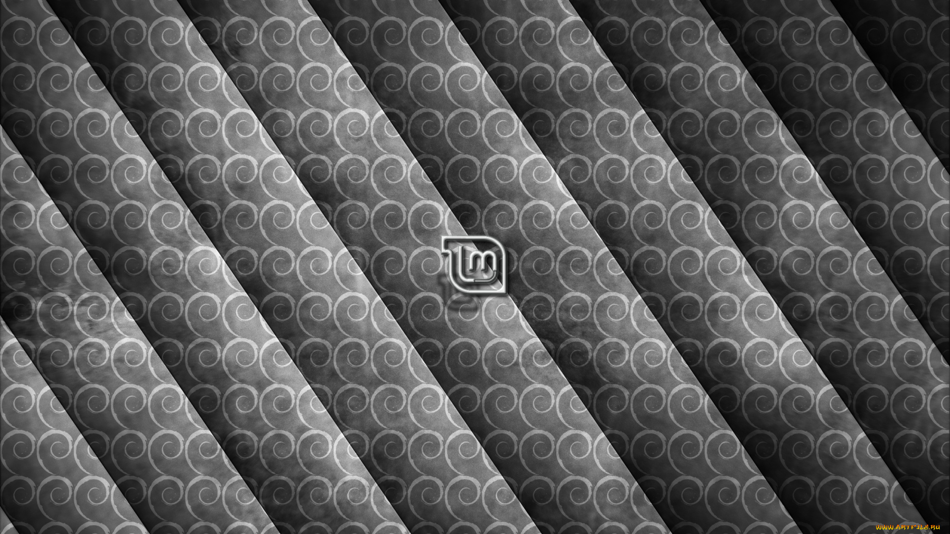 компьютеры, linux, логотип, фон