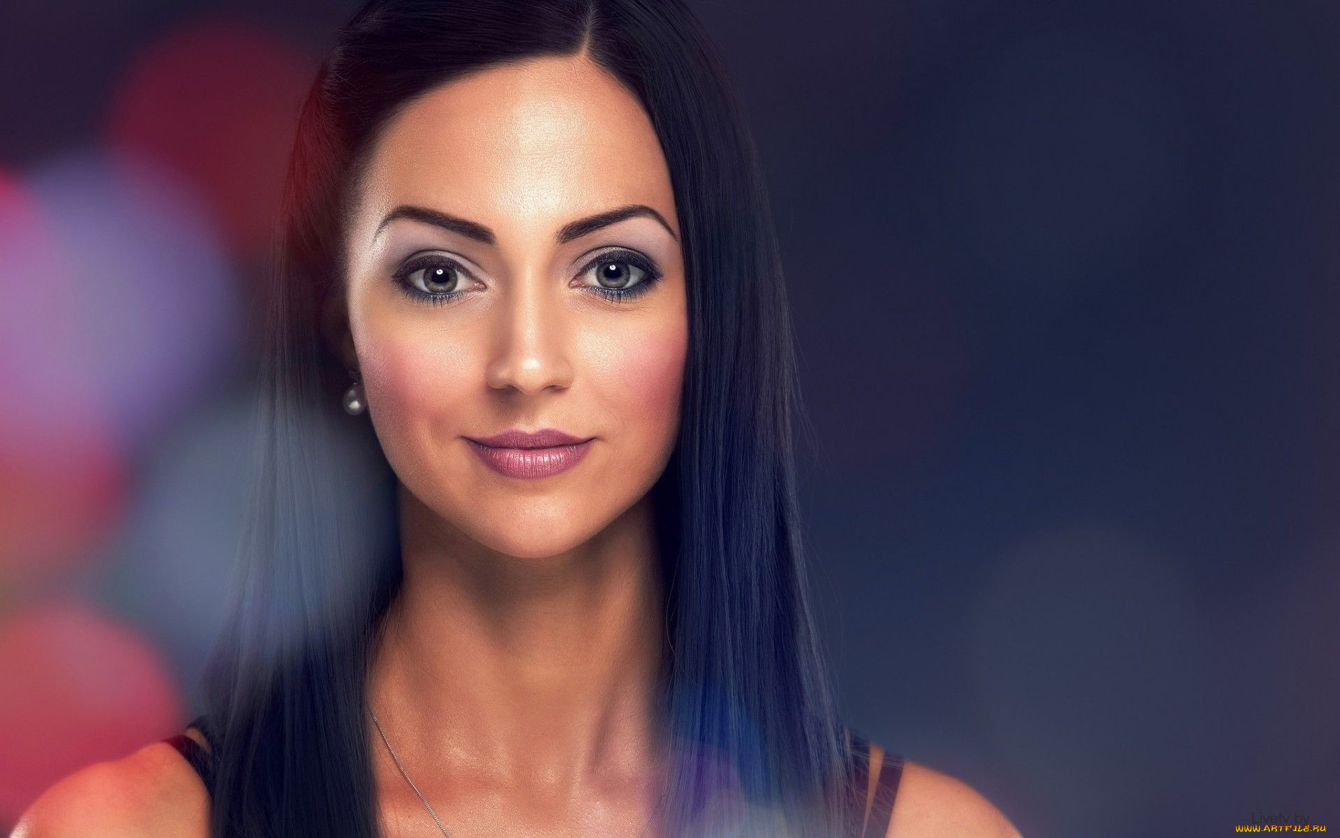 девушки, -unsort, , лица, , портреты, брюнетка, улыбка, лицо