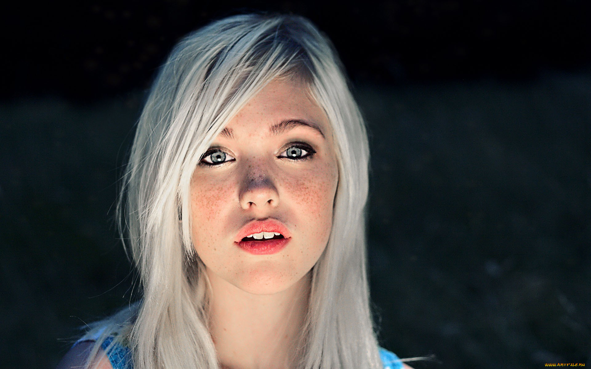 девушки, devon, jade, rudrik, блондинка, лицо, веснушки