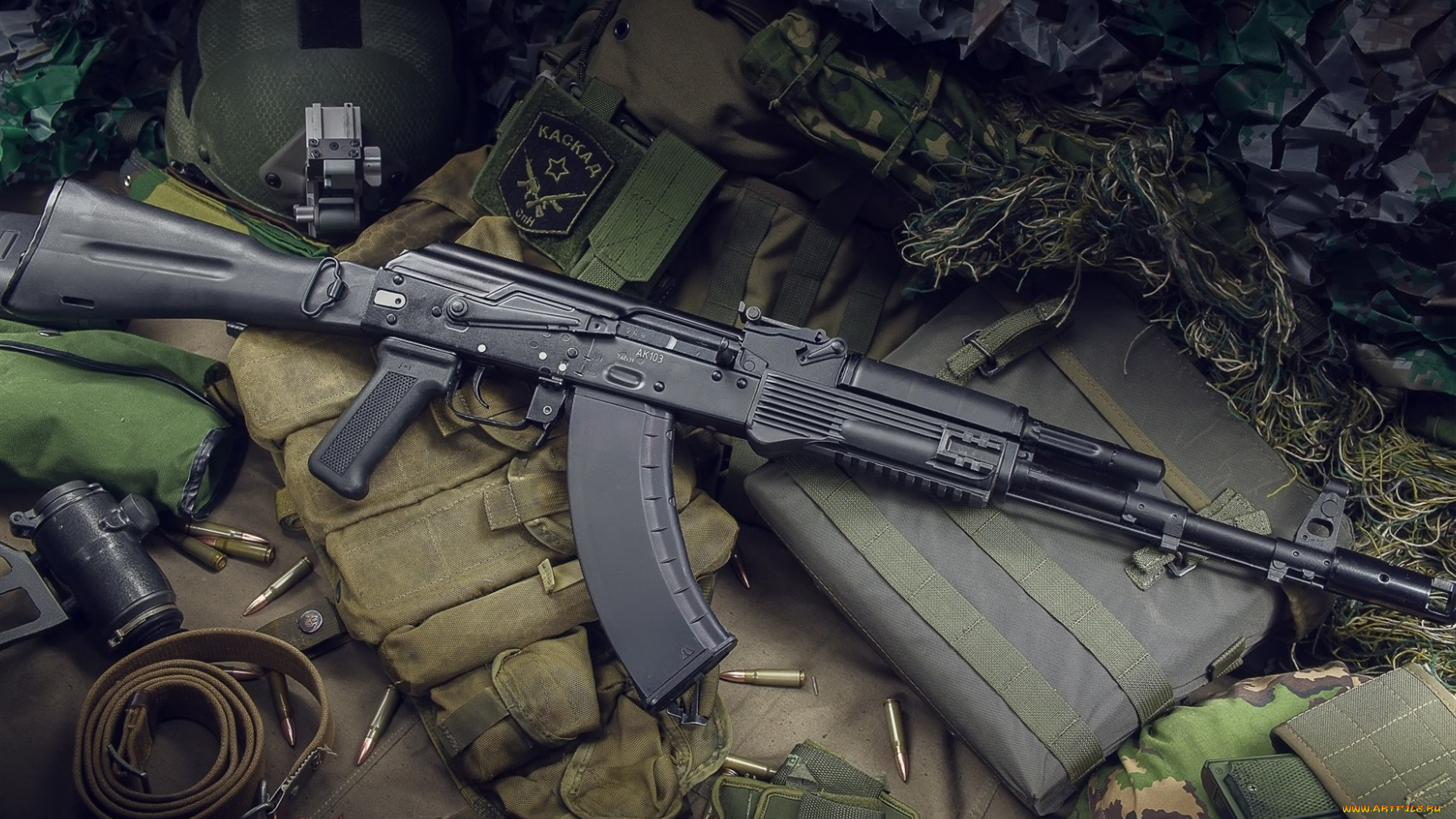 автомат, ак-103, оружие, автоматы, специальных, подразделений, разгрузка, жилет, патроны, каска, ак103, автомат, калашникова