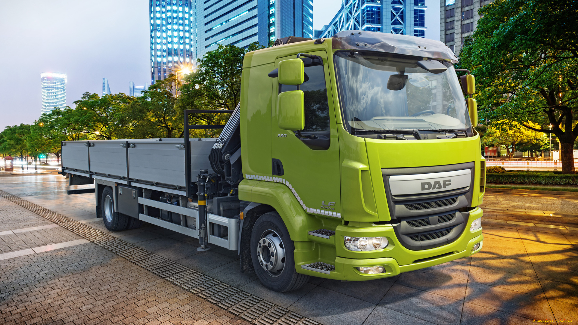 daf, lf, , 2018, автомобили, daf, cargo, transport, new, lf, euro, 6, truck, 4k, street