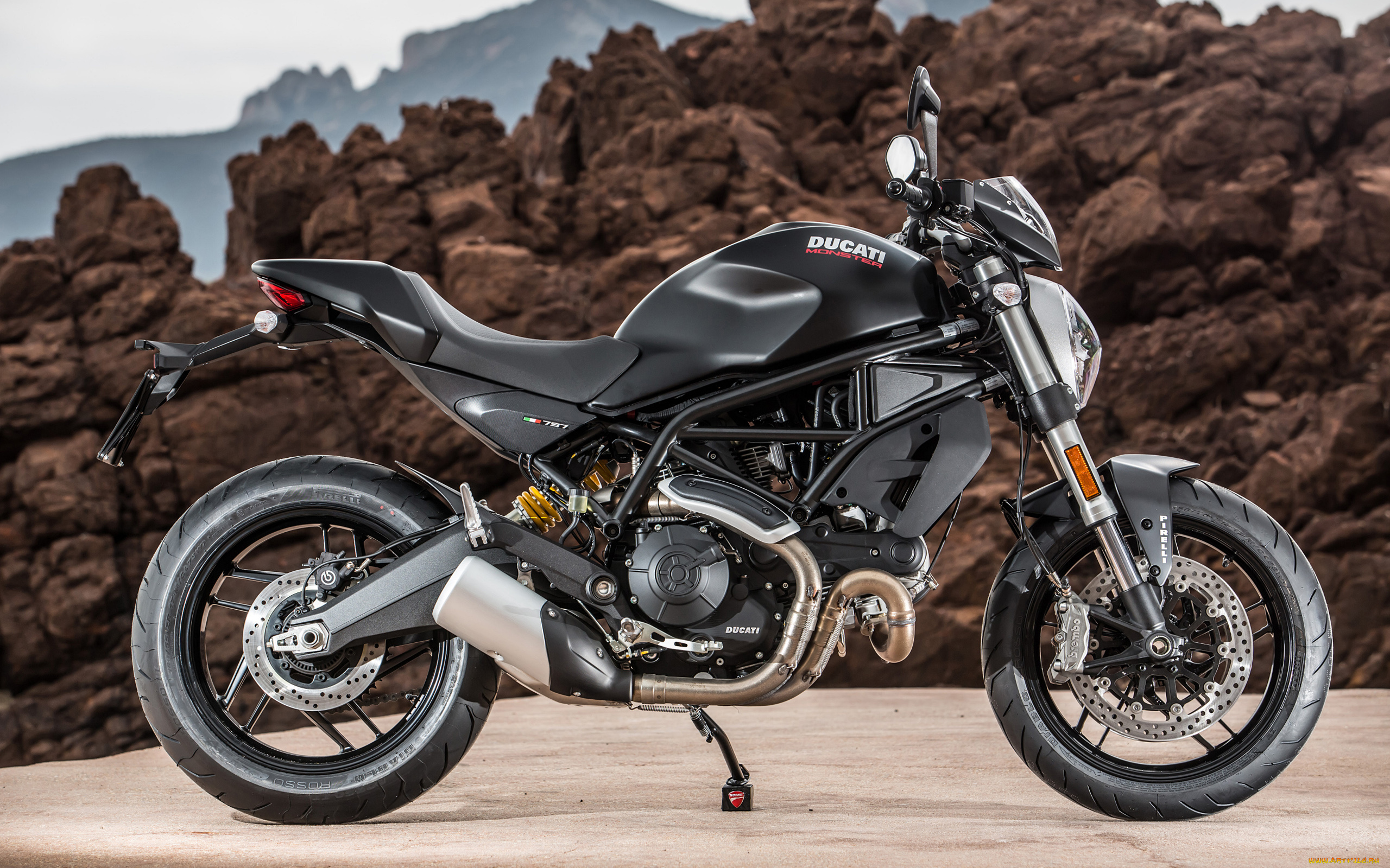 ducati, monster, 797, , 2018, мотоциклы, ducati, байк, дукати, new, side, view, monster, 797, черный