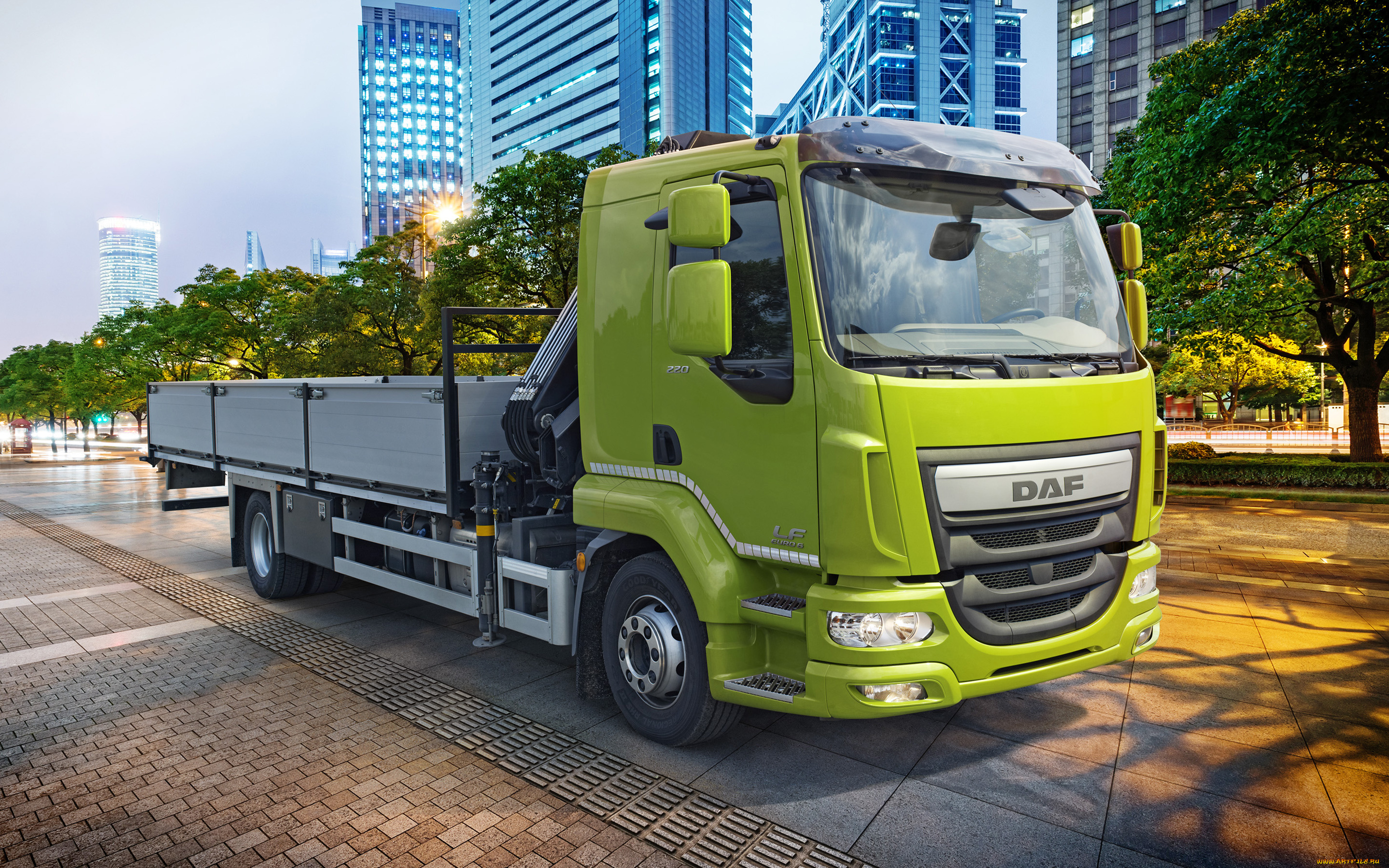 daf, lf, , 2018, автомобили, daf, cargo, transport, new, lf, euro, 6, truck, 4k, street
