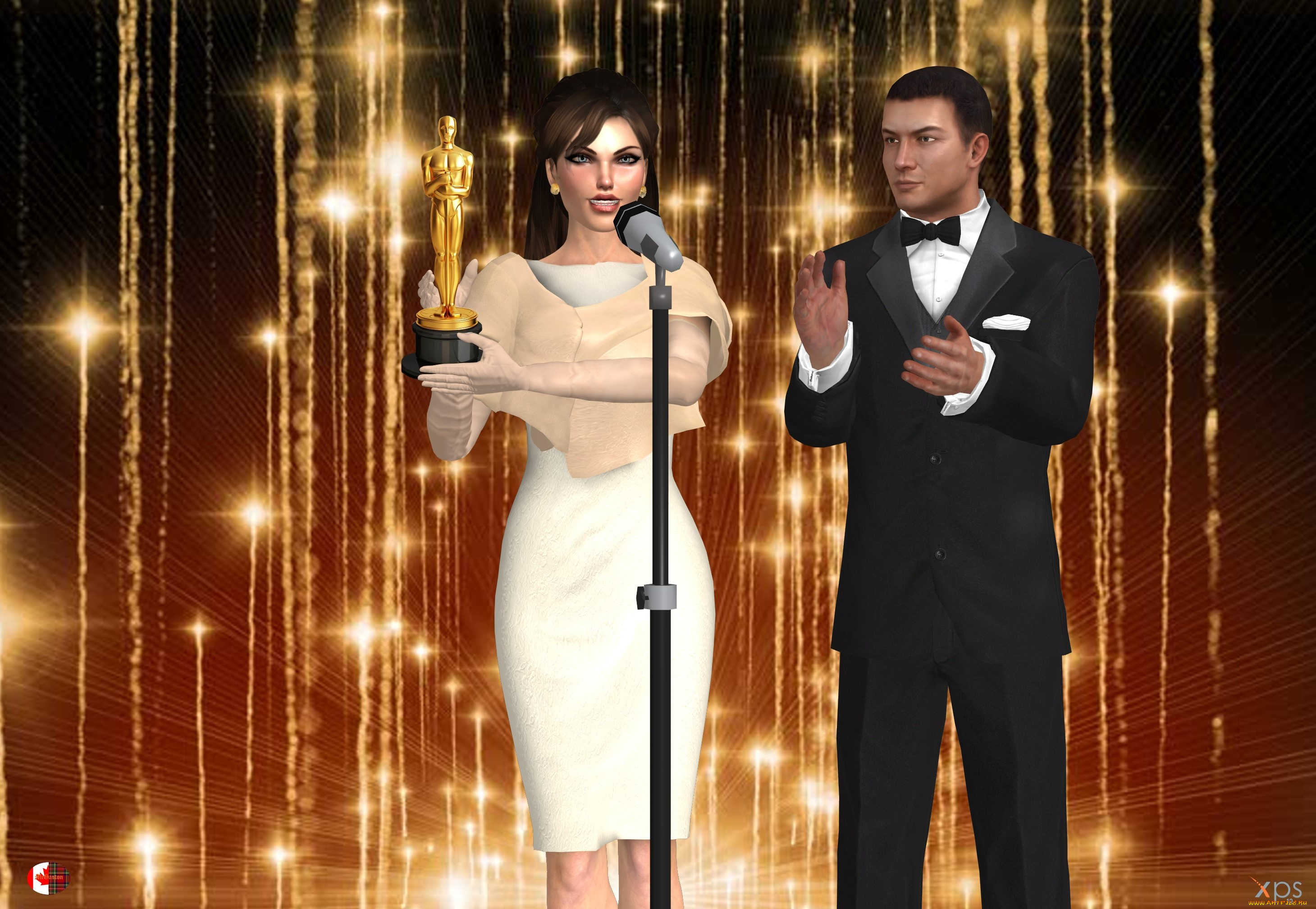 3д, графика, люди, , people, парень, фон, взгляд, девушка