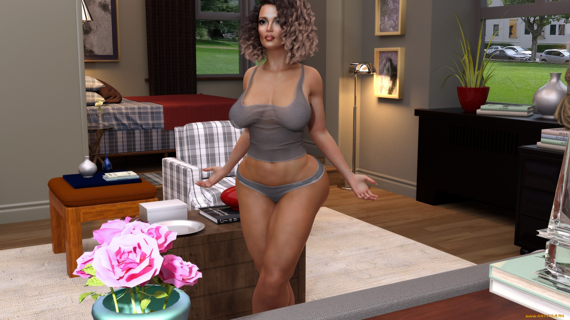 3д, графика, люди, , people, фон, взгляд, девушка