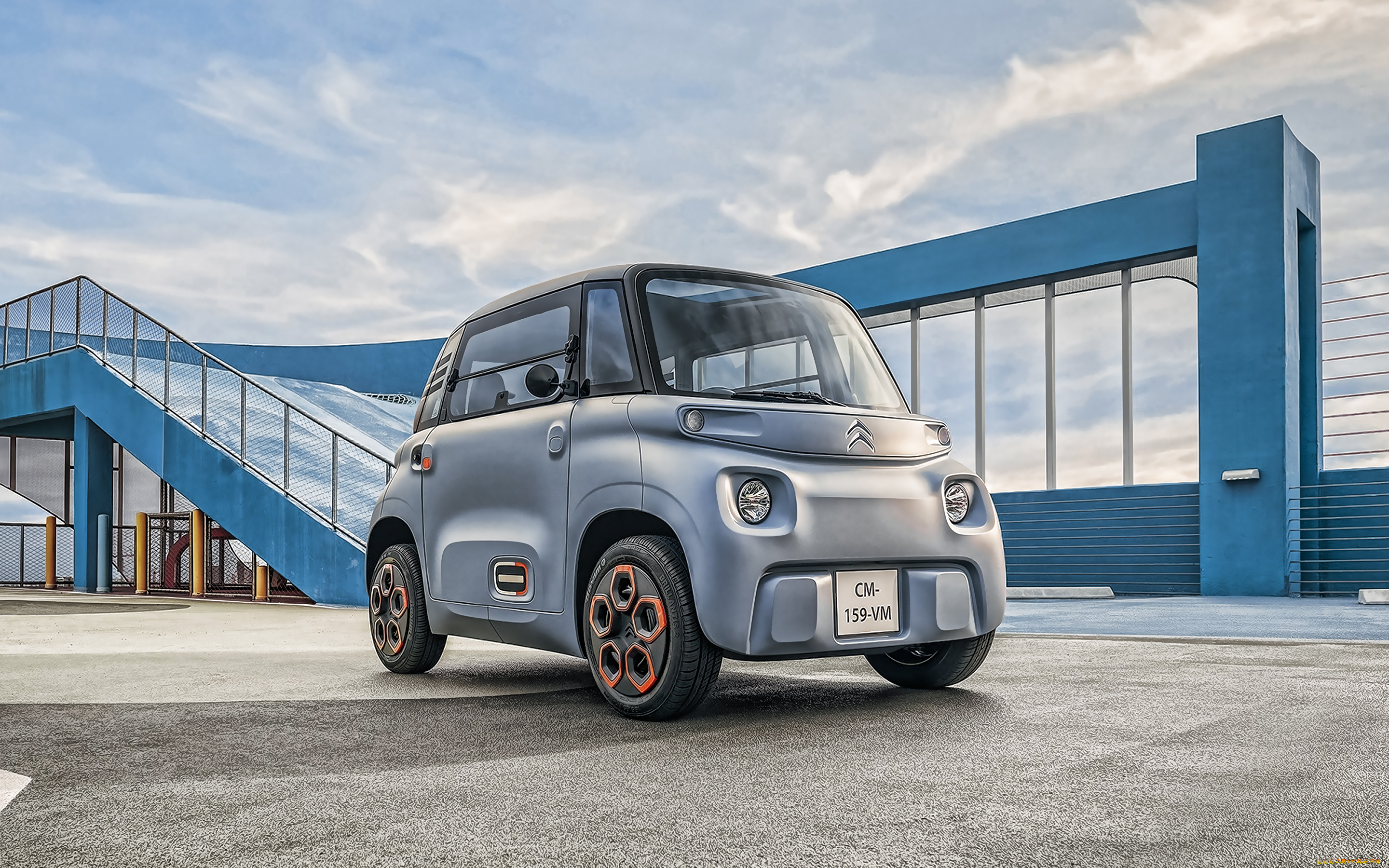 2020, citroen, ami, автомобили, citroen, ds, 2020, ami, вид, спереди, экстерьер, компактный, электромобиль, новая, модель, французские