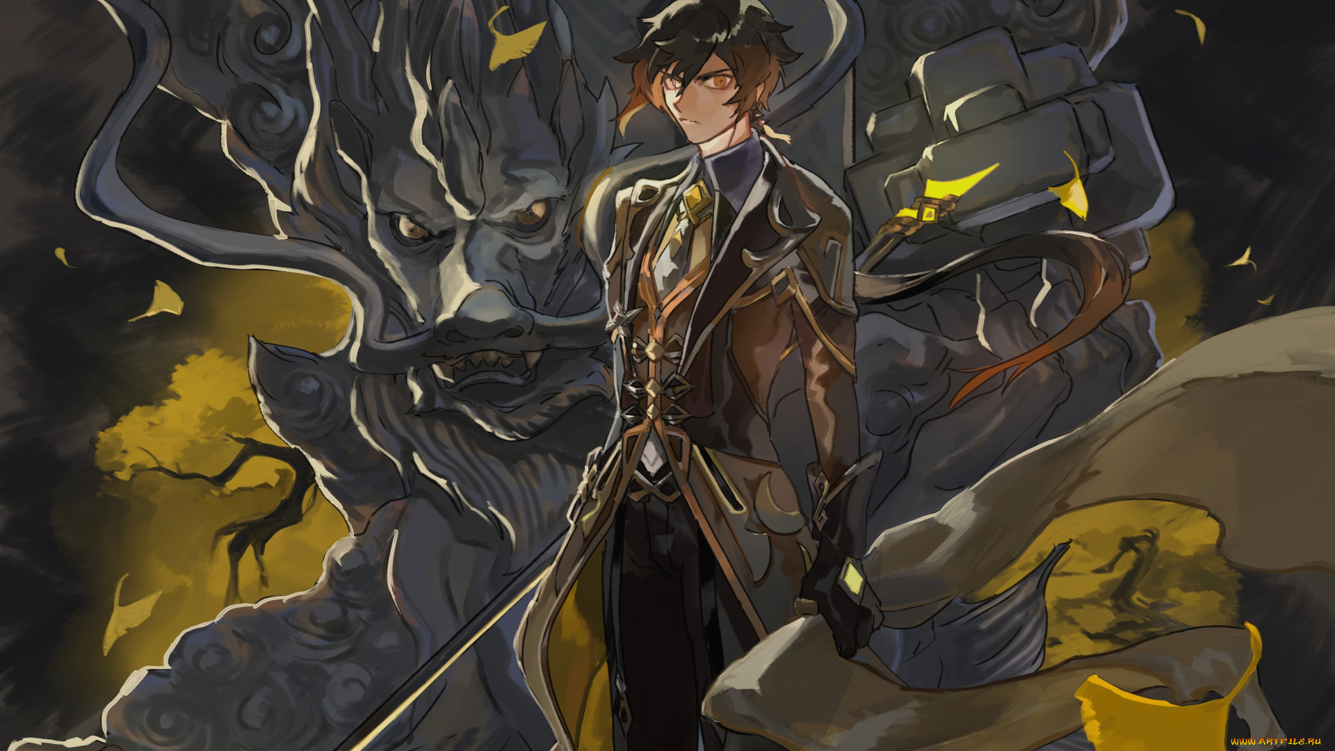 аниме, genshin, impact, genshin, impact