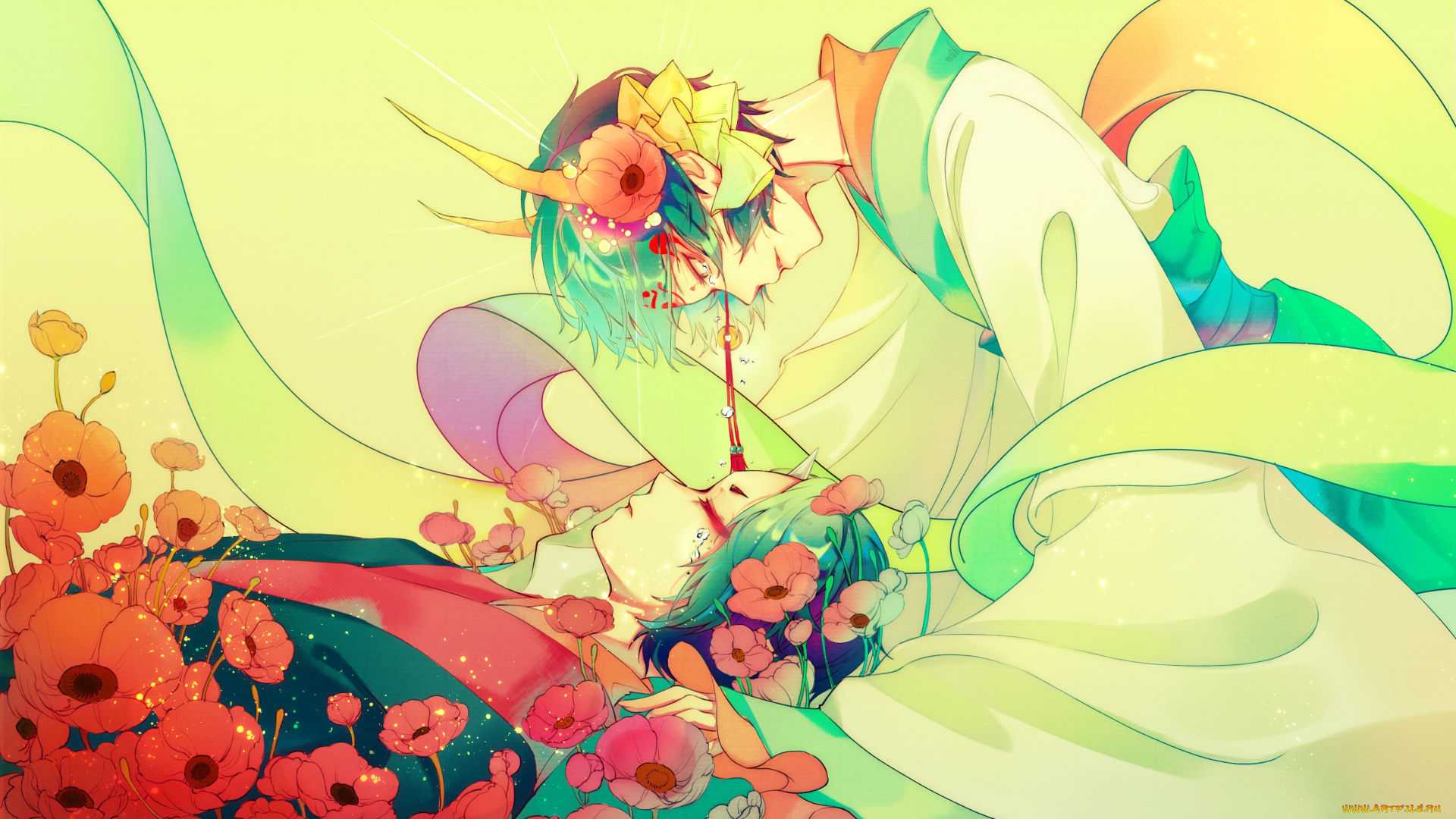 аниме, hoozuki, no, reitetsu, хладнокровный, ходзуки