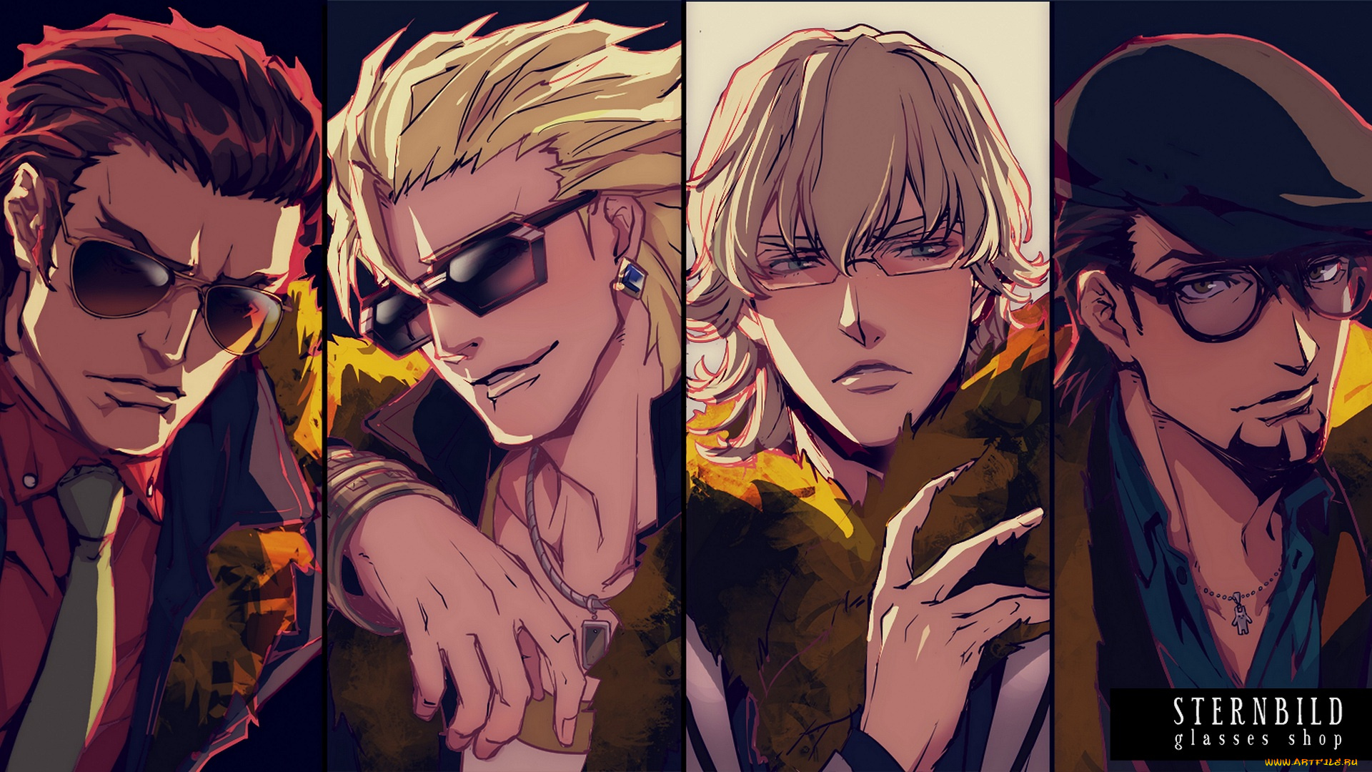 аниме, tiger, and, bunny, тигр, и, кролик