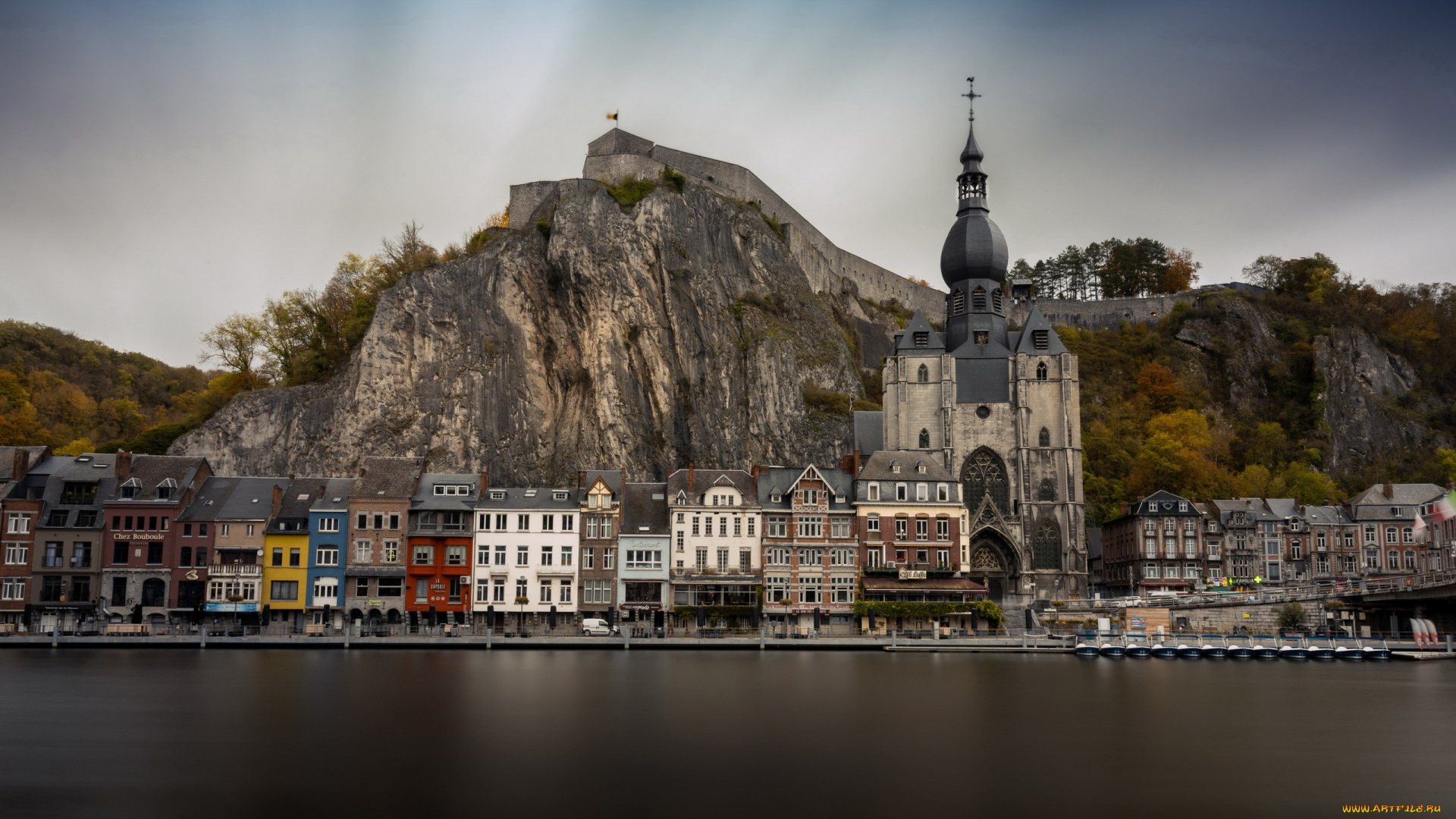 dinant, belgium, города, -, улицы, , площади, , набережные
