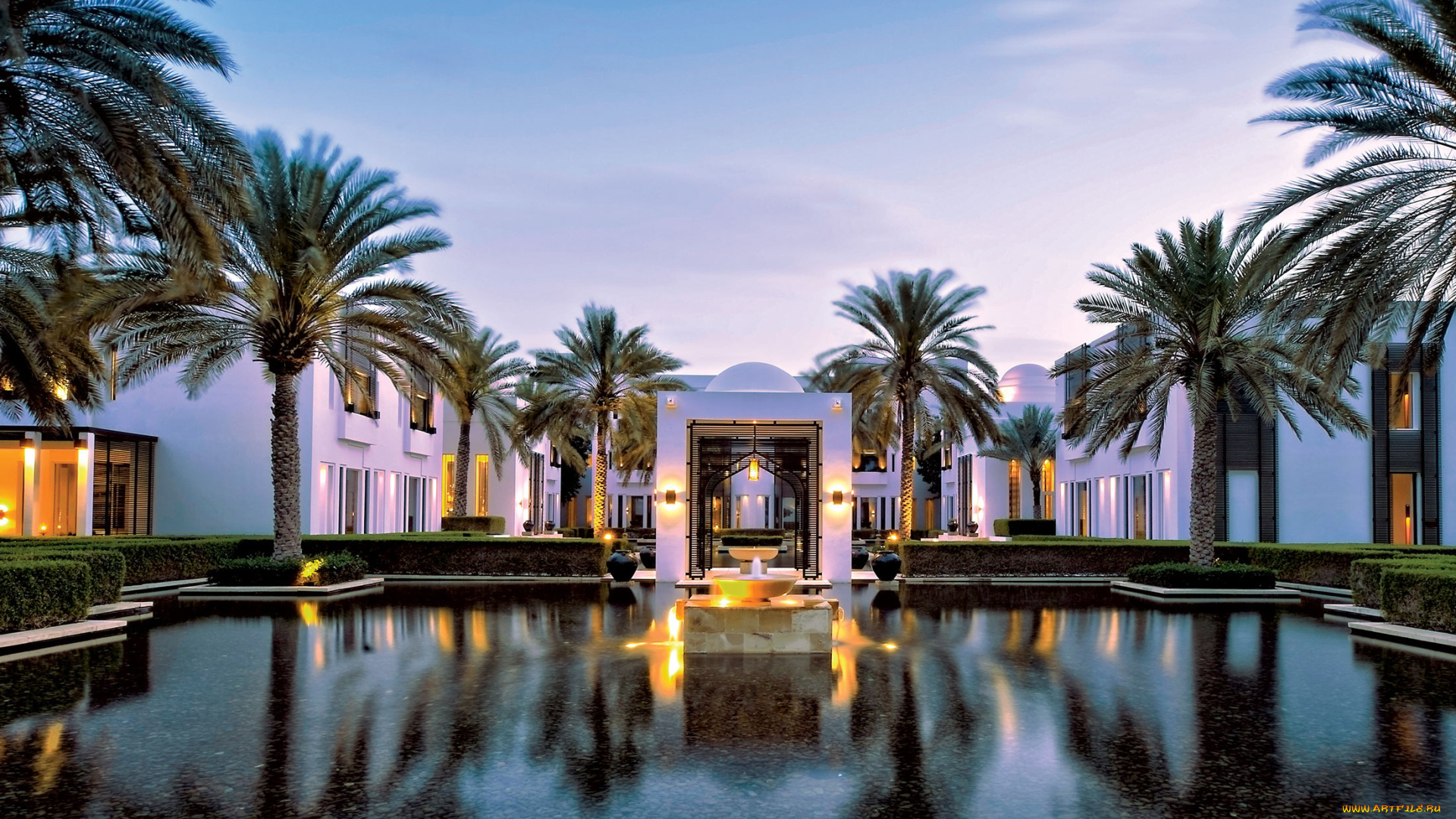 города, -, здания, , дома, архитектура, маскат, оман, ближний, восток