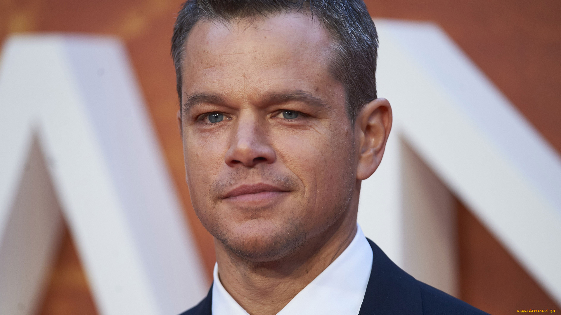 мужчины, matt, damon, актер, лицо, костюм
