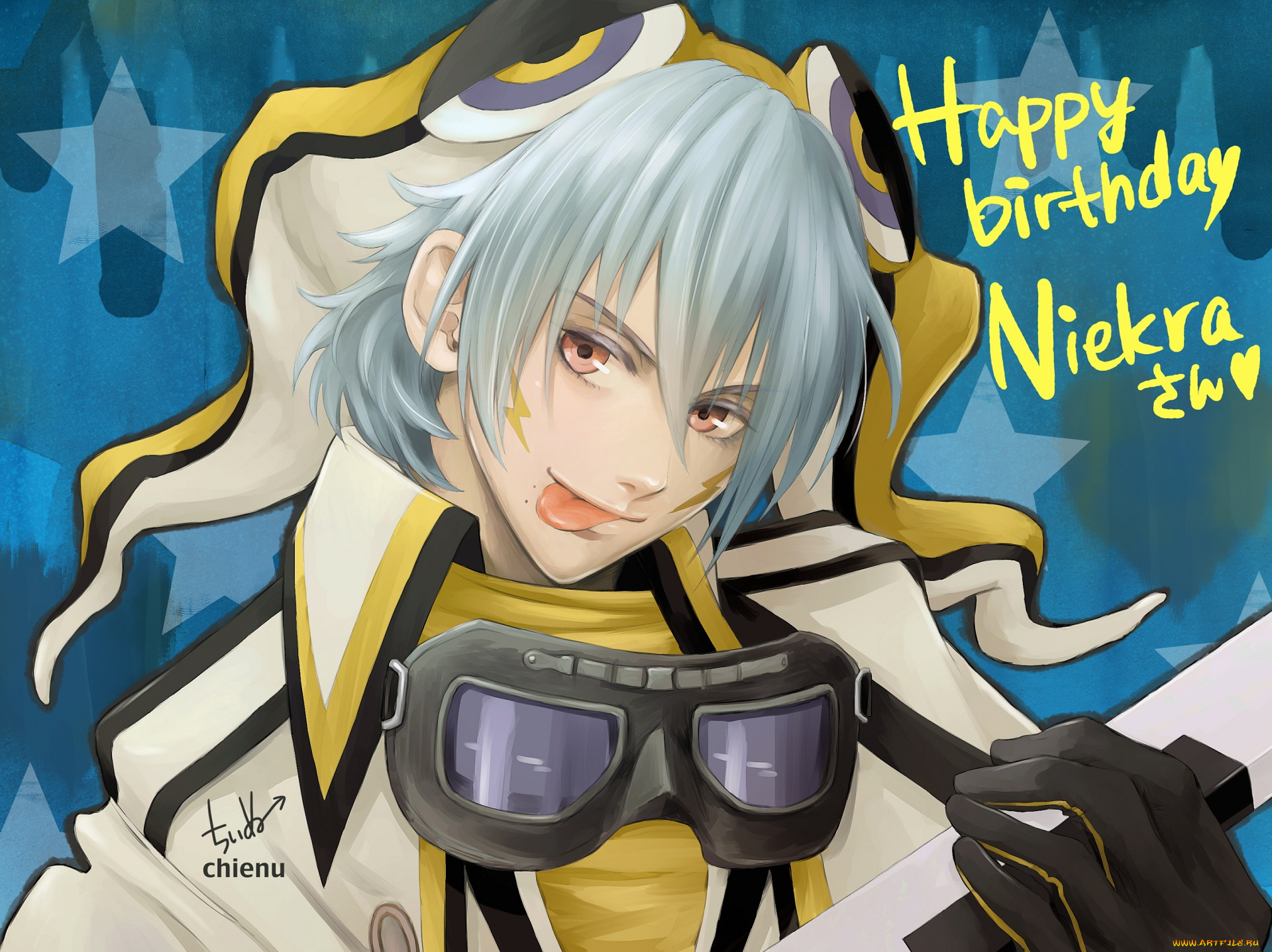 аниме, dramatical, murder, парень