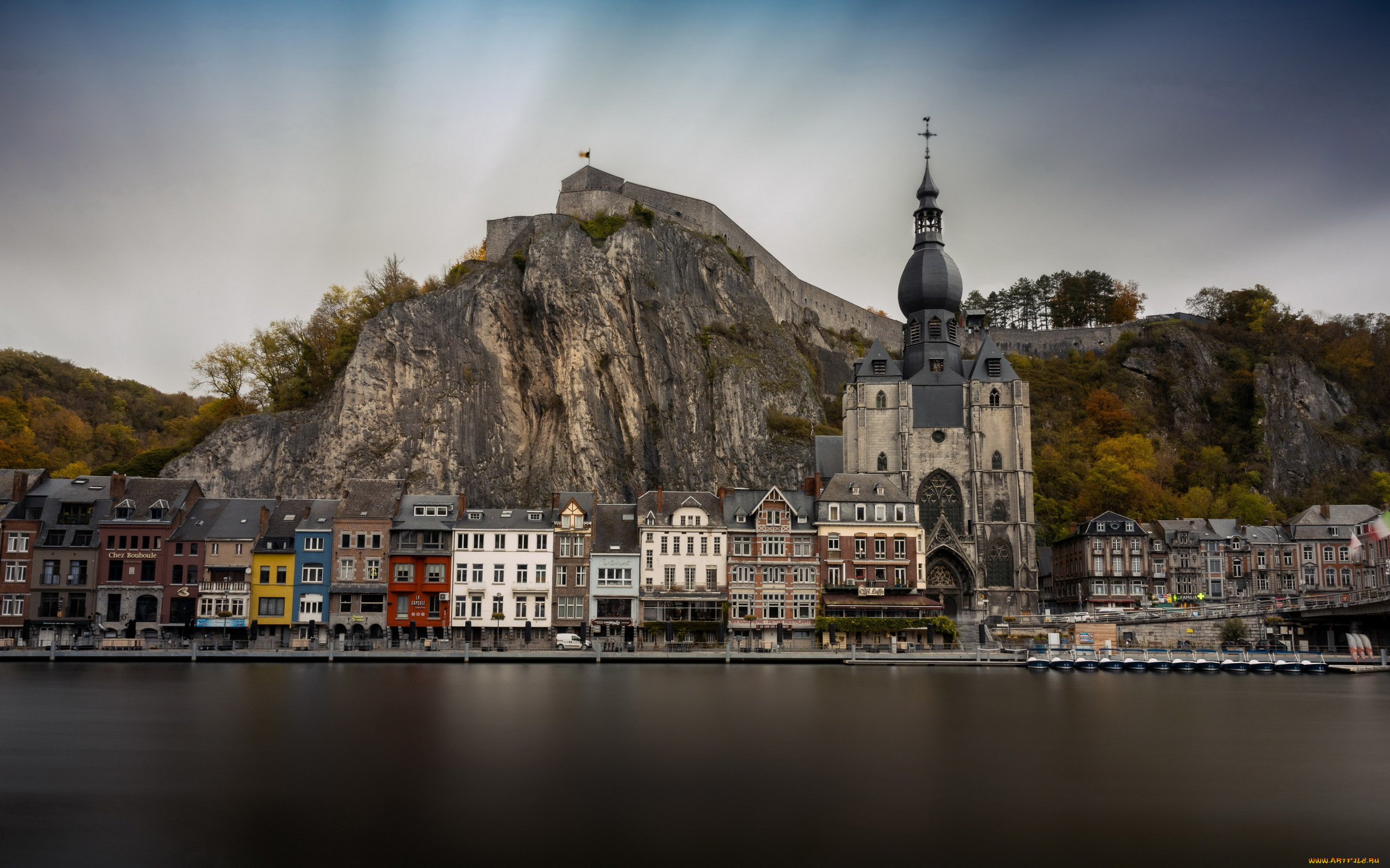 dinant, belgium, города, -, улицы, , площади, , набережные