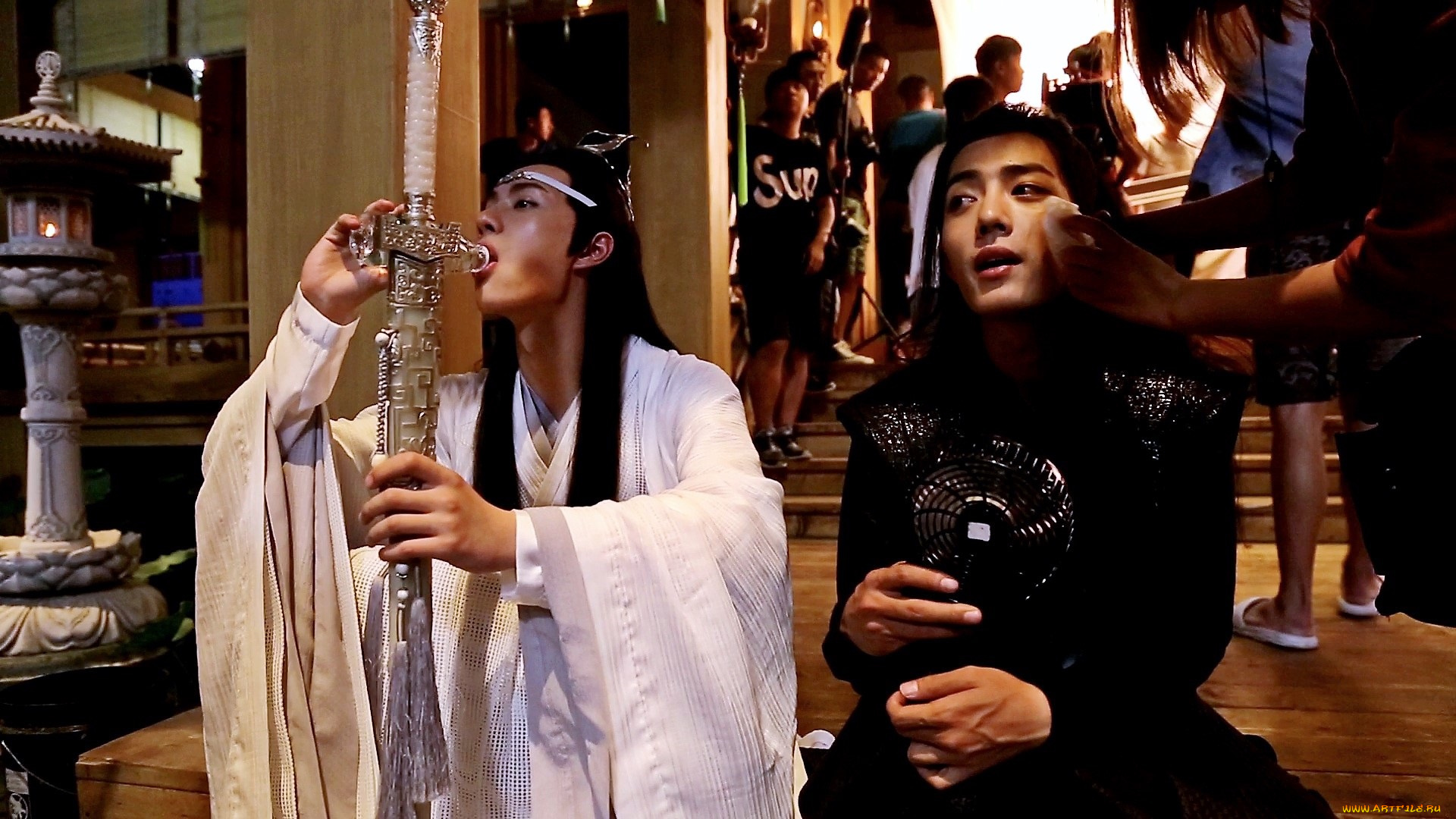 разное, знаменитости, ван, ибо, сяо, чжань, съемки, костюмы, люди