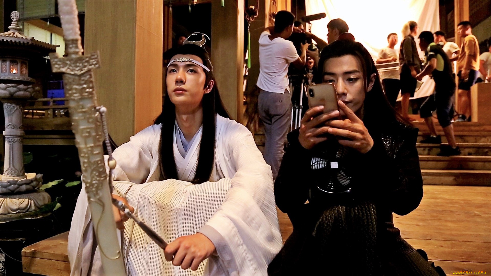 разное, знаменитости, ван, ибо, сяо, чжань, съемки, костюмы, люди