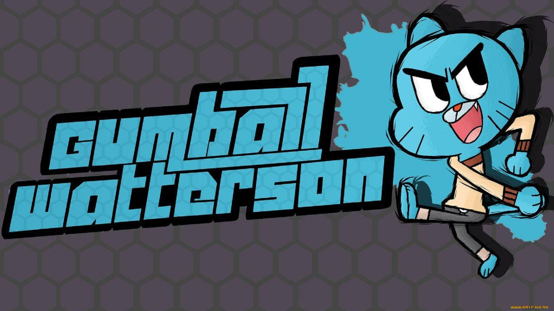 the, amazing, world, of, gumball, мультфильмы, gumball, watterson, art