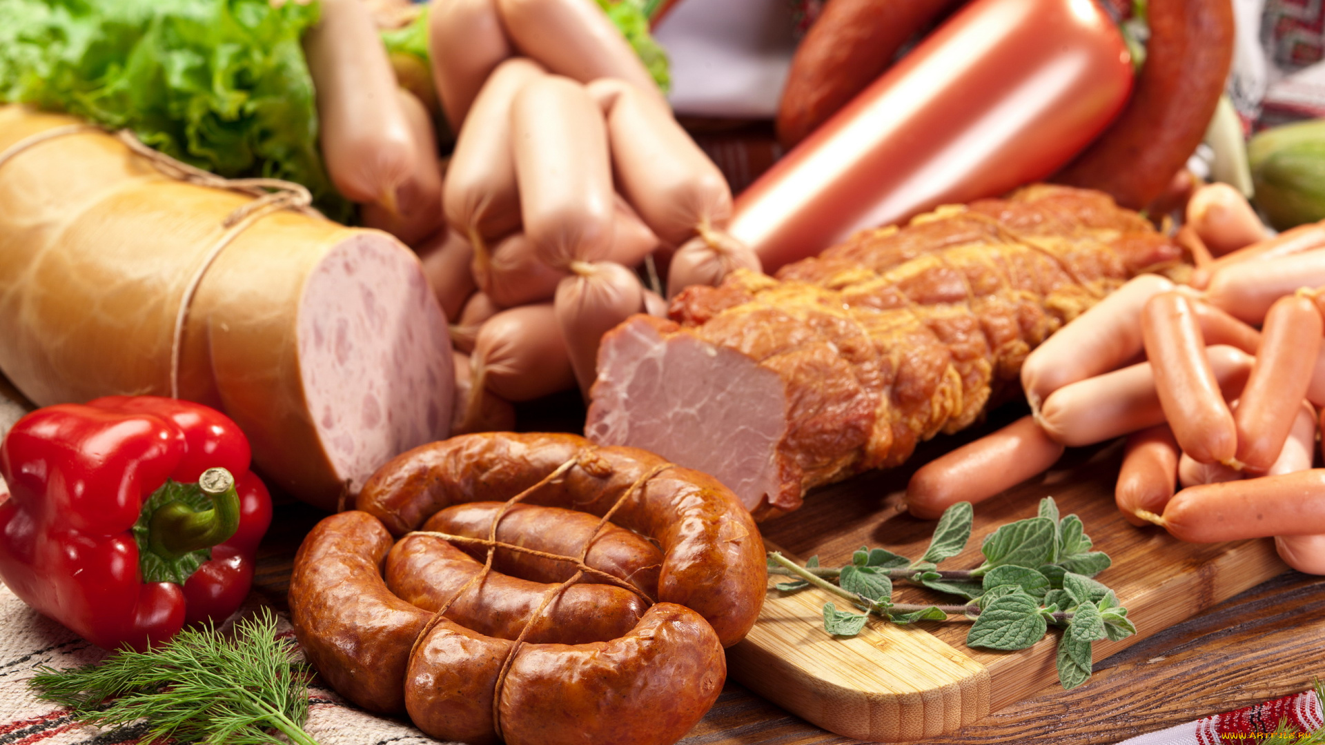 еда, колбасные, изделия, сардельки, сосиски, колбаса, вареная, копченая, ветчина