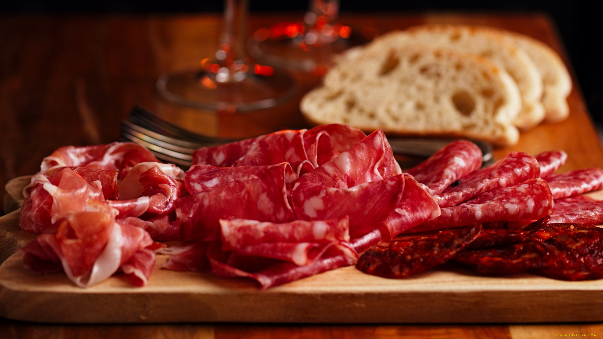 еда, колбасные, изделия, ветчина, колбаса, копченая
