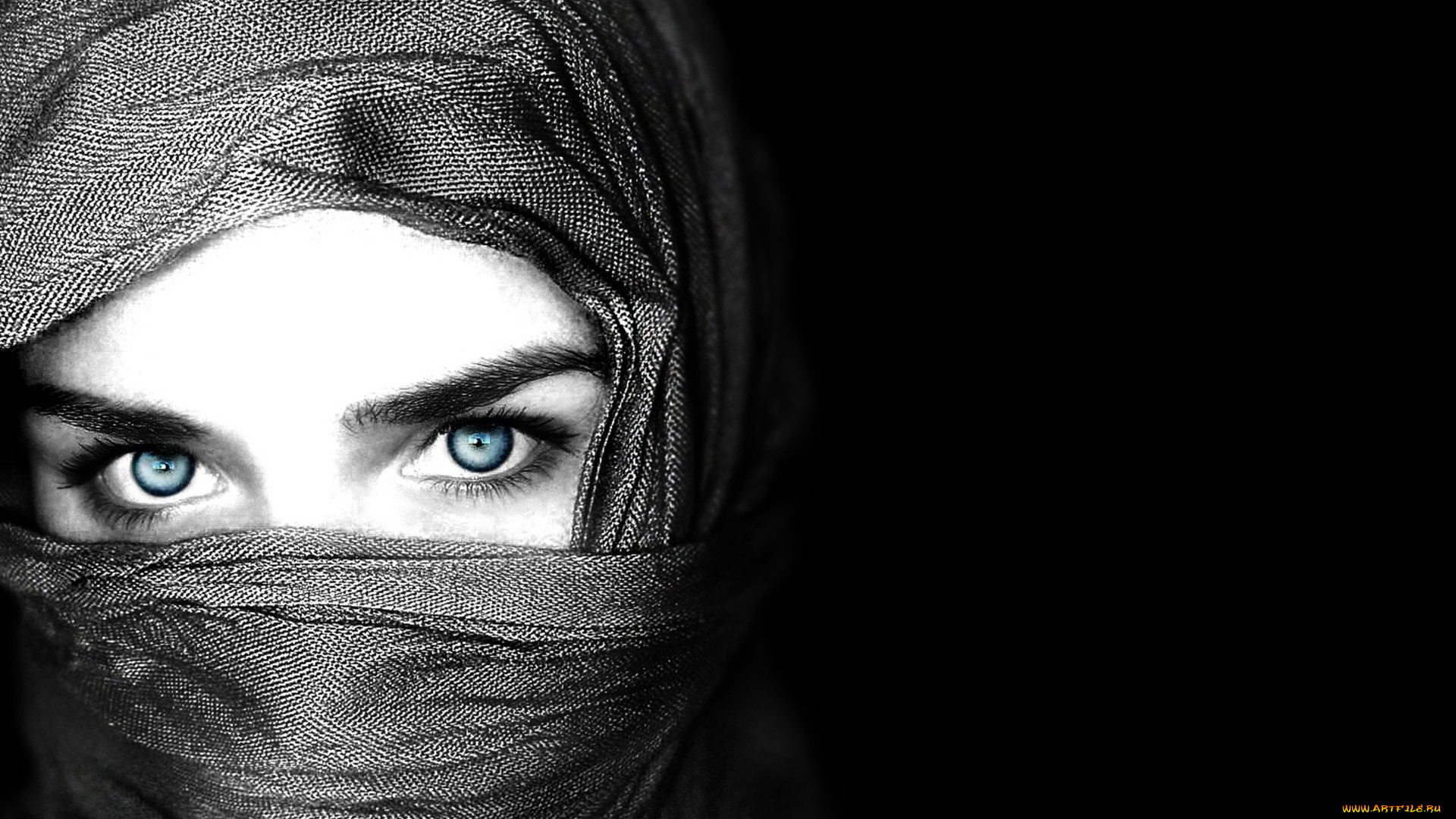 разное, глаза, голубые