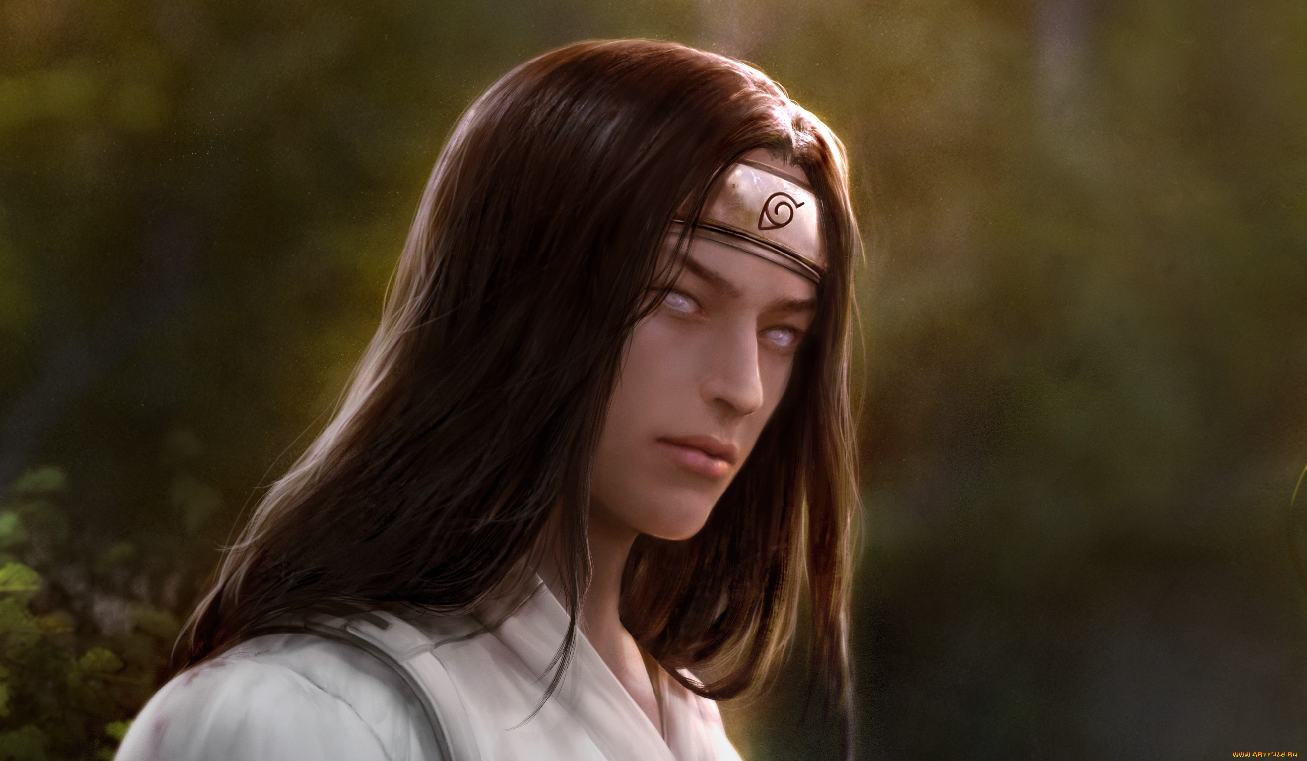 аниме, naruto, неджи