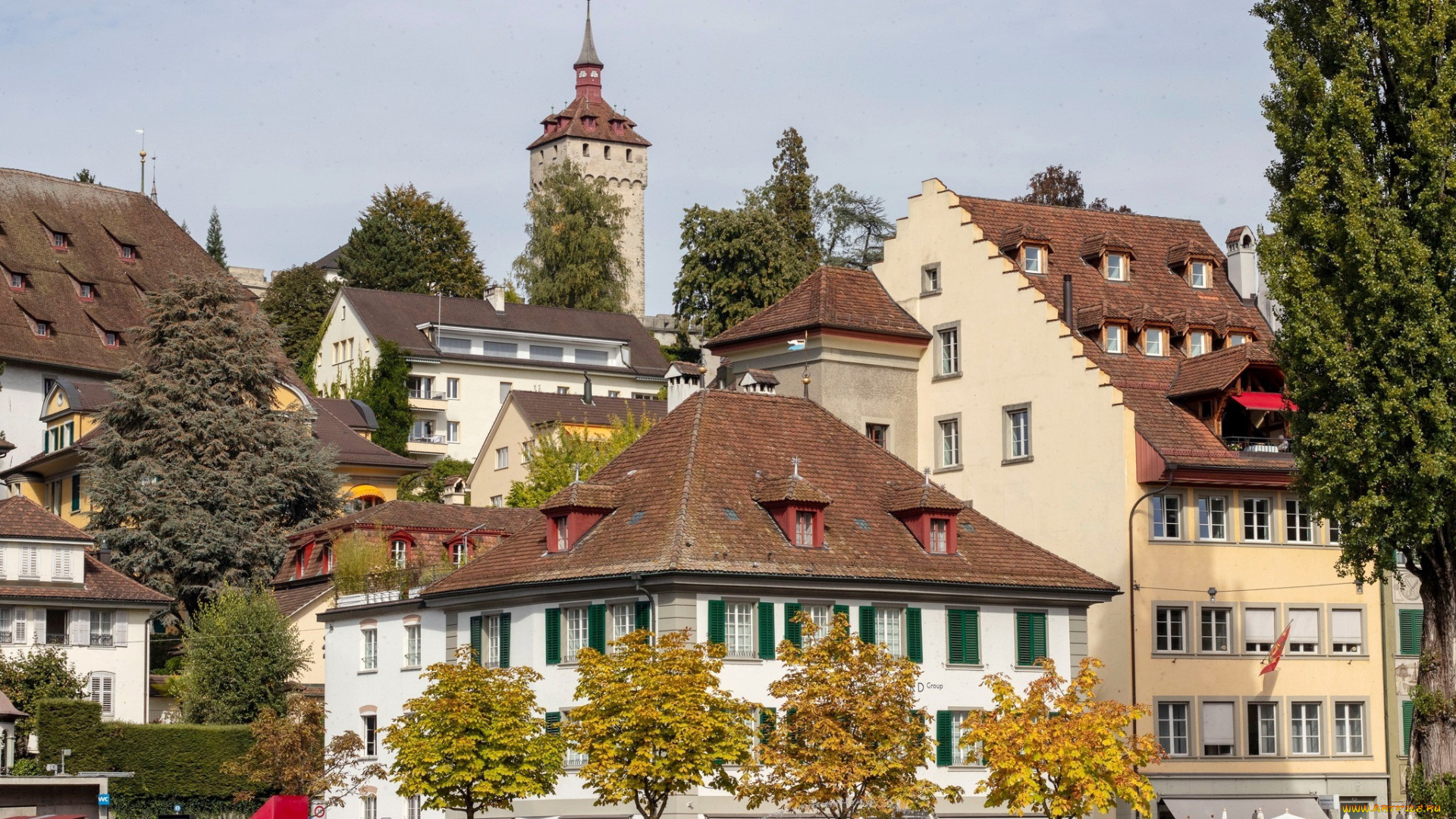 города, люцерн, , швейцария, здания