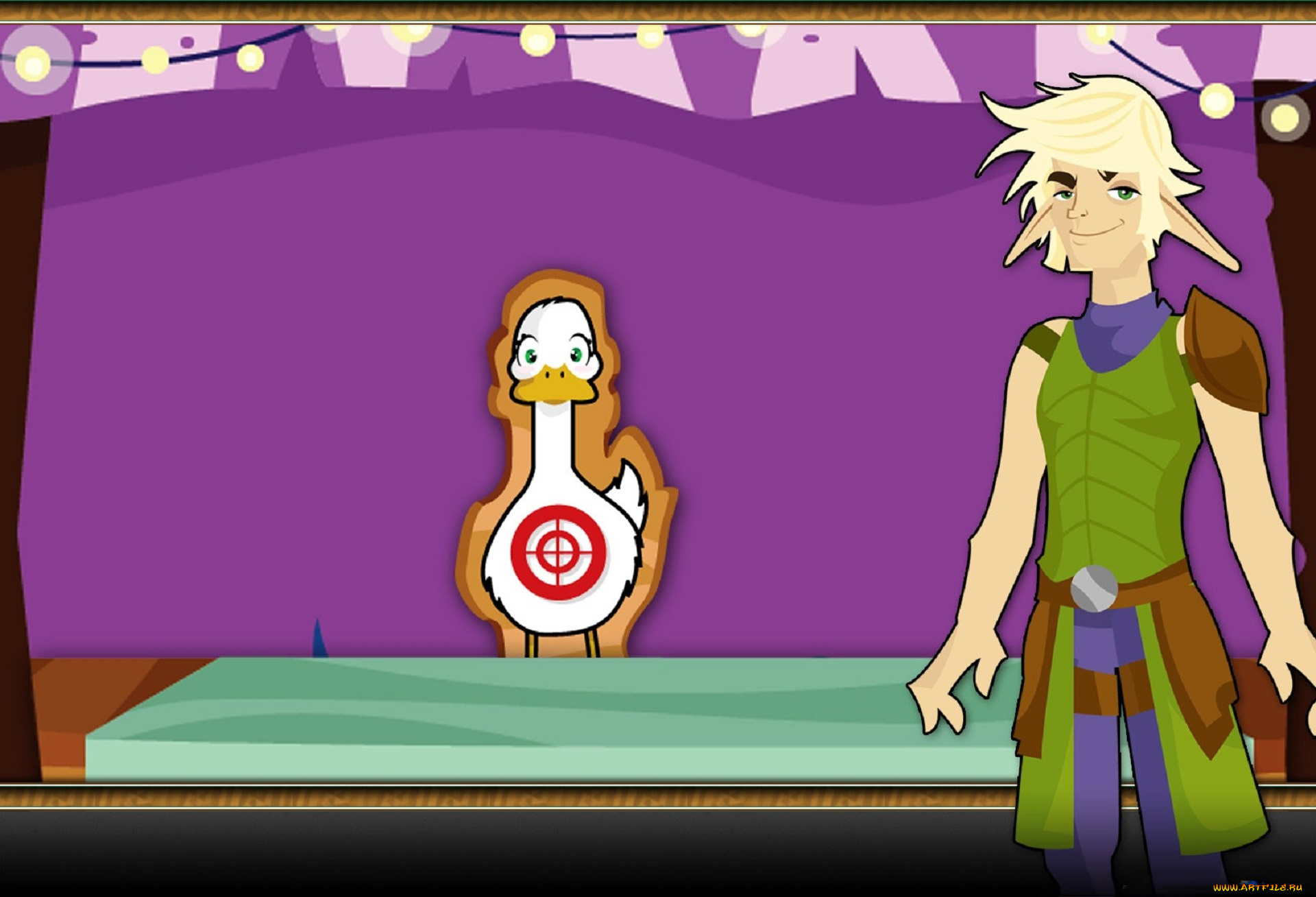 видео, игры, twin, skies, эльф, тир, мишень