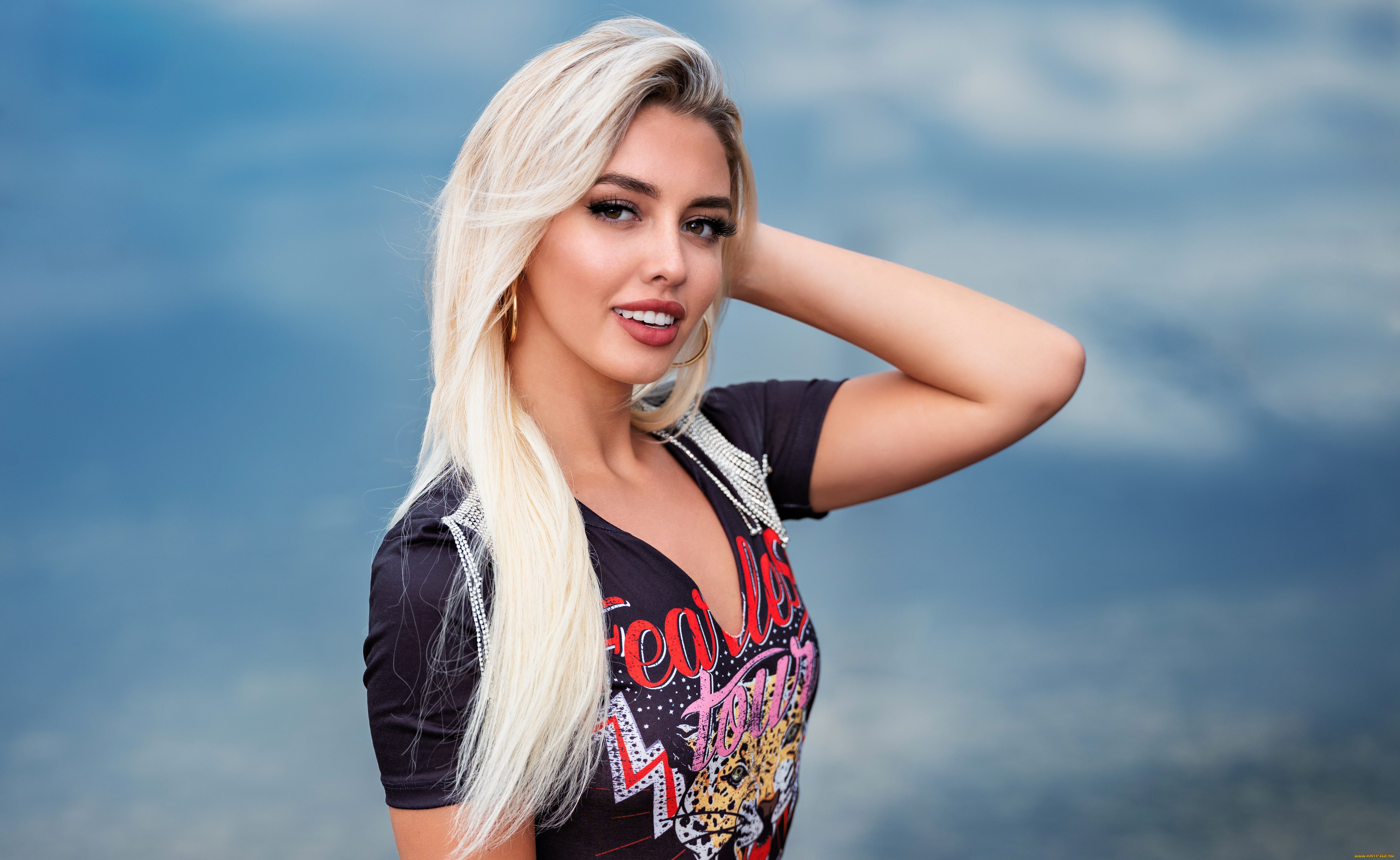 девушки, -, блондинки, , светловолосые, девушка, позирует, christopher, rankin