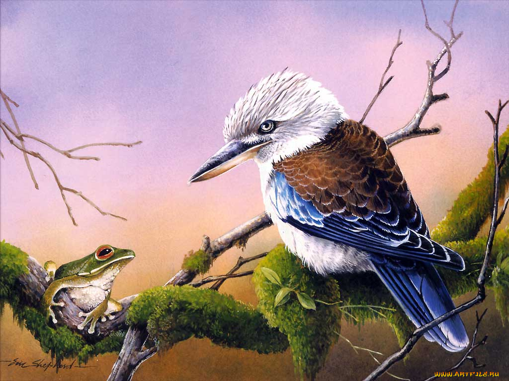 рисованные, животные