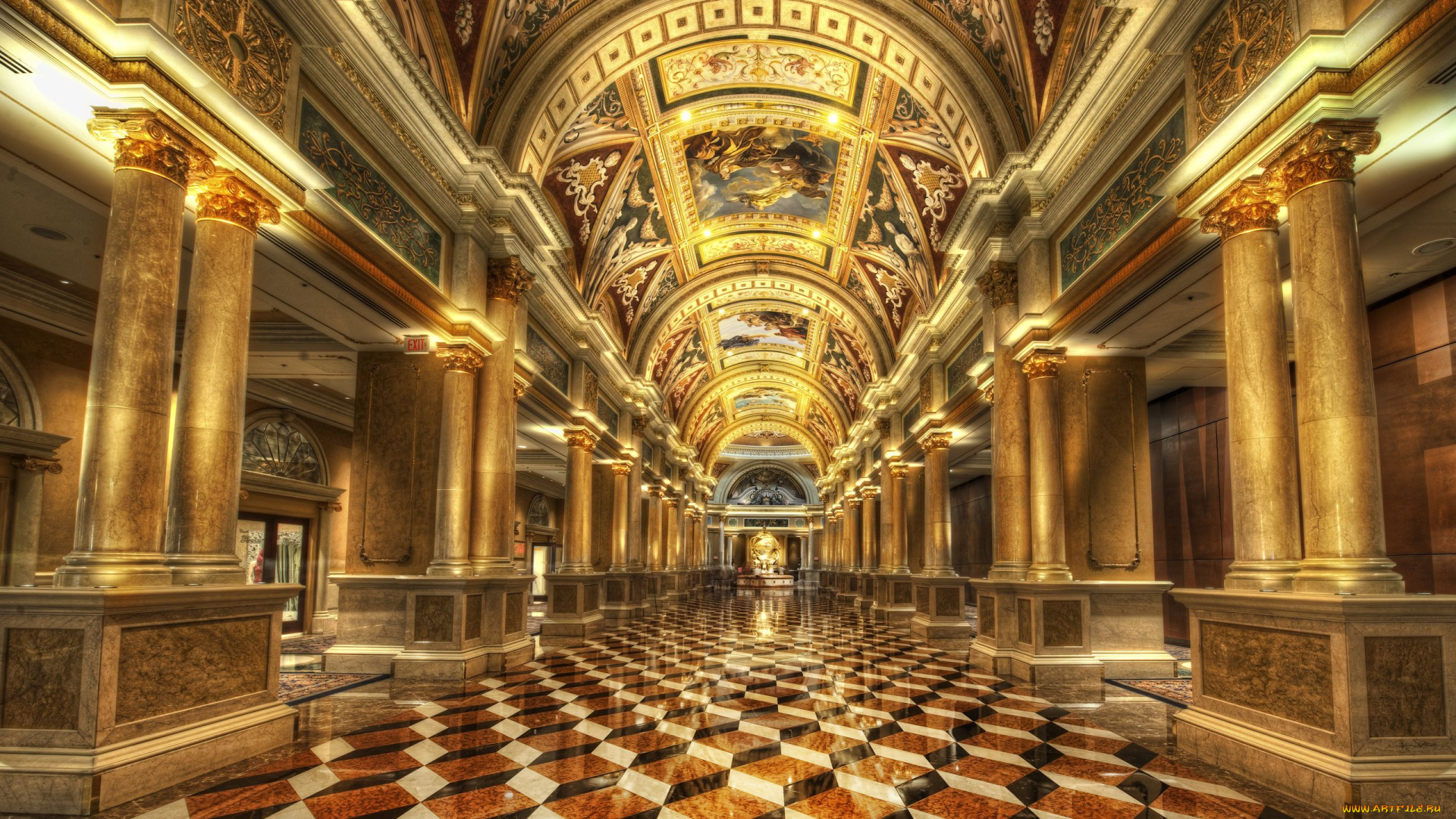 интерьер, холлы, лестницы, корридоры