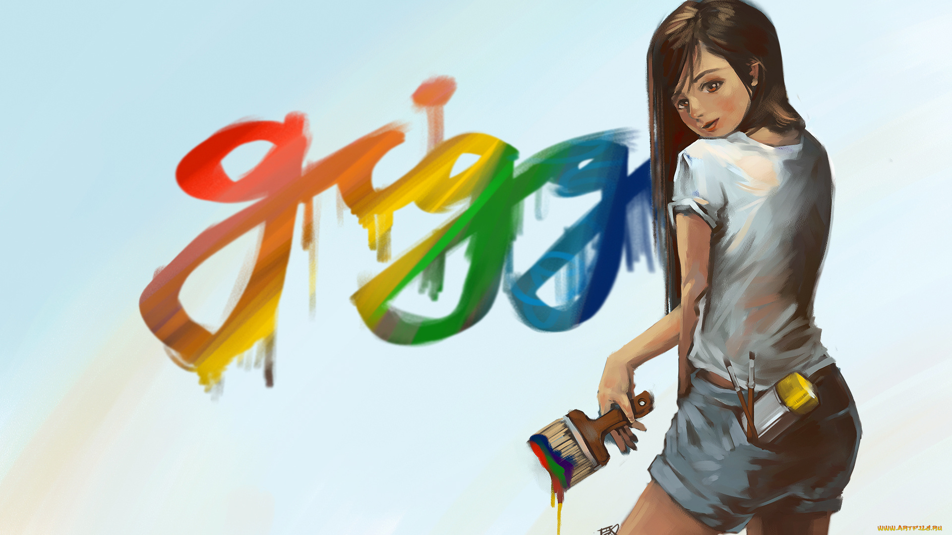 рисованные, люди