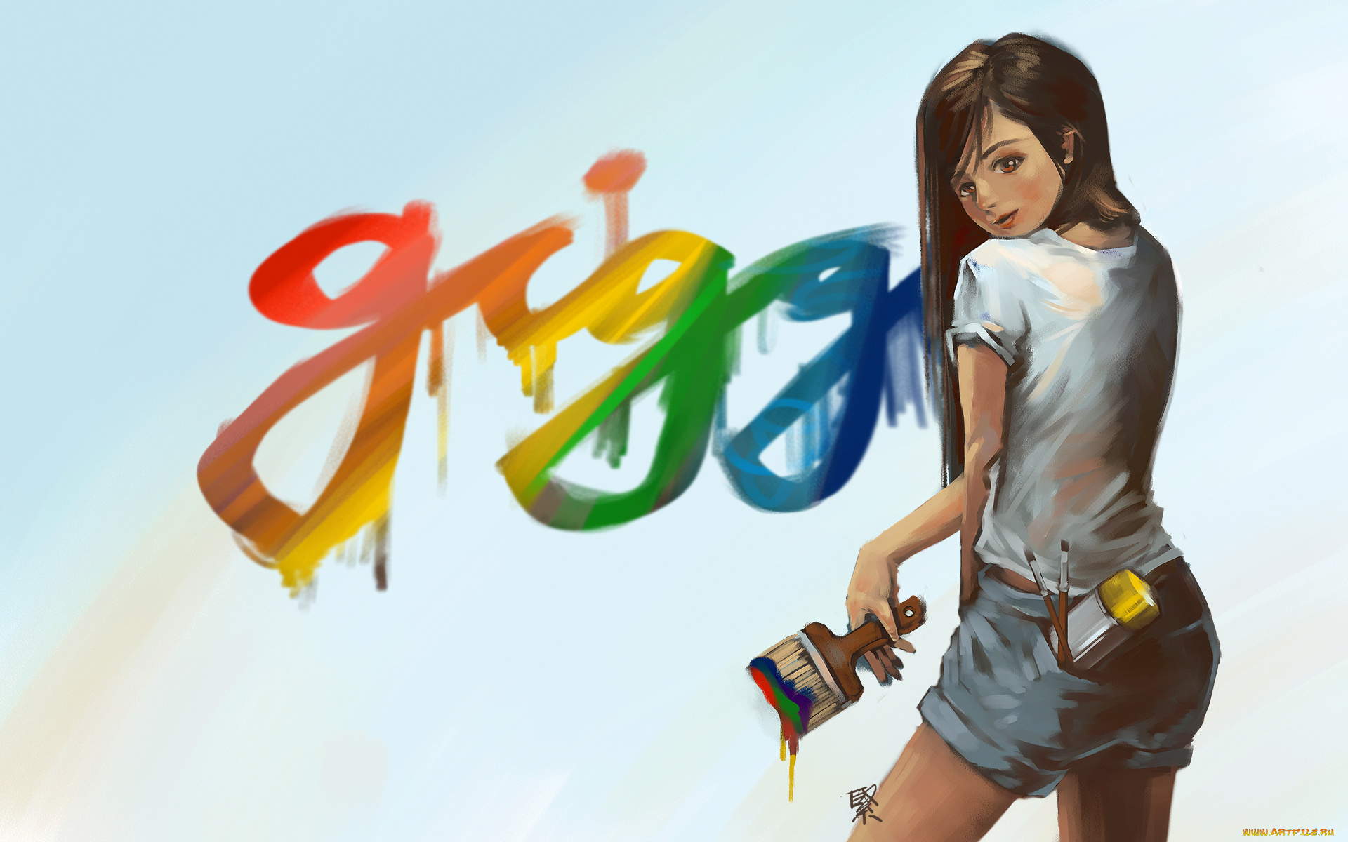 рисованные, люди