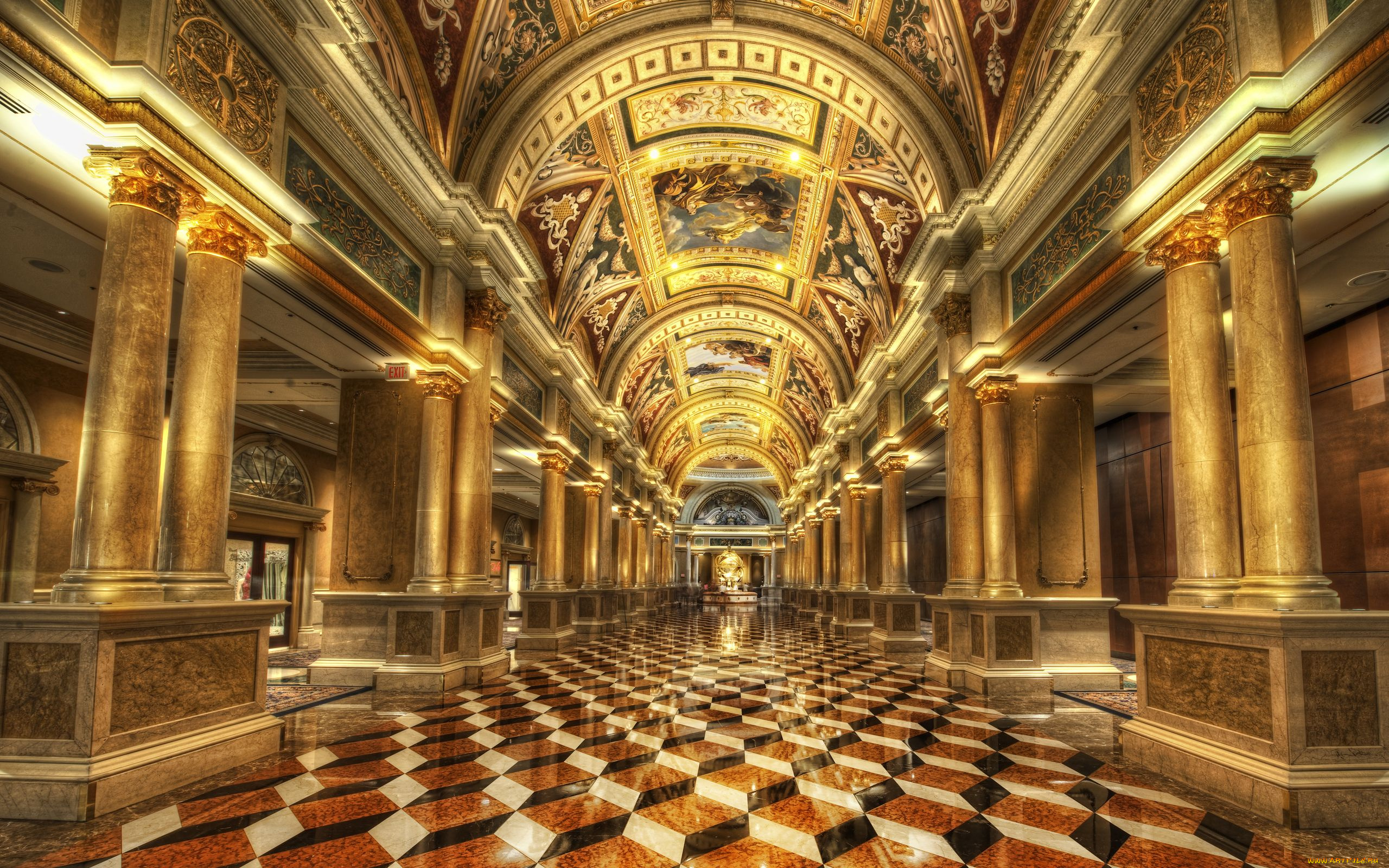 интерьер, холлы, лестницы, корридоры