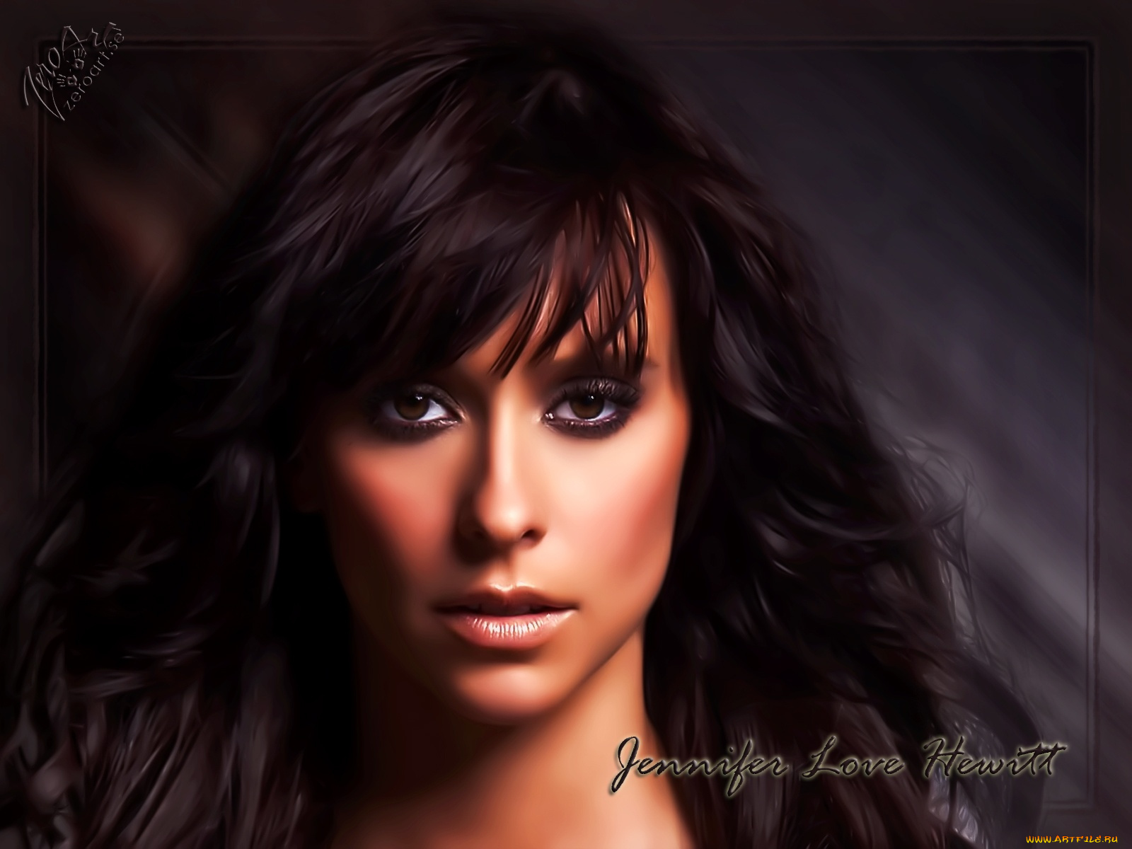 jennifer, love, hewitt, рисованные, люди