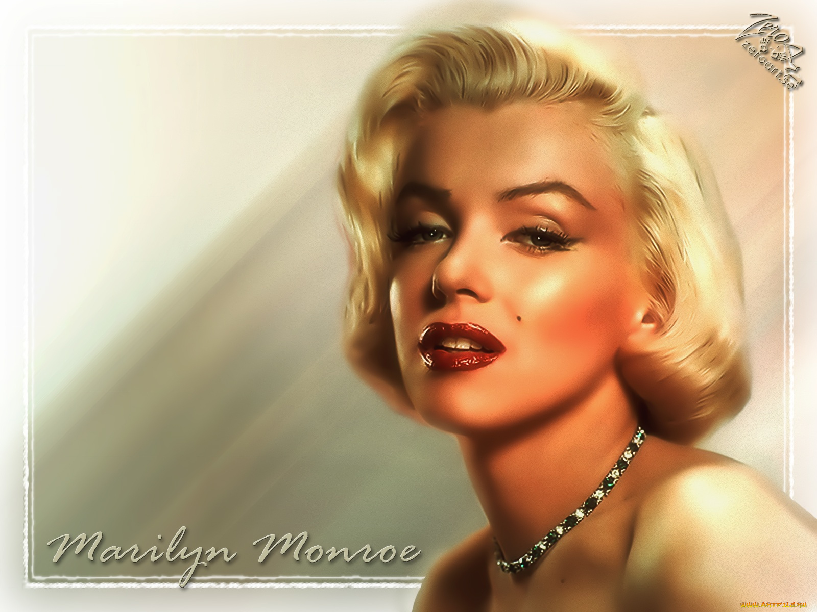 marilyn, monroe, рисованные, люди