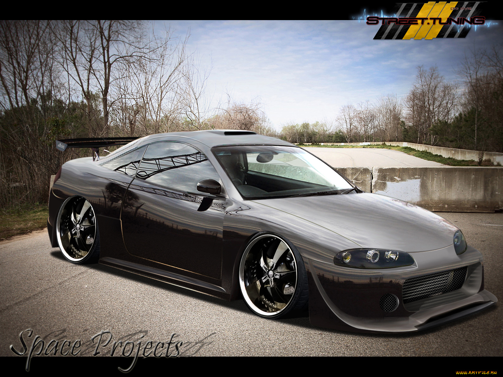 автомобили, виртуальный, тюнинг, eclipse