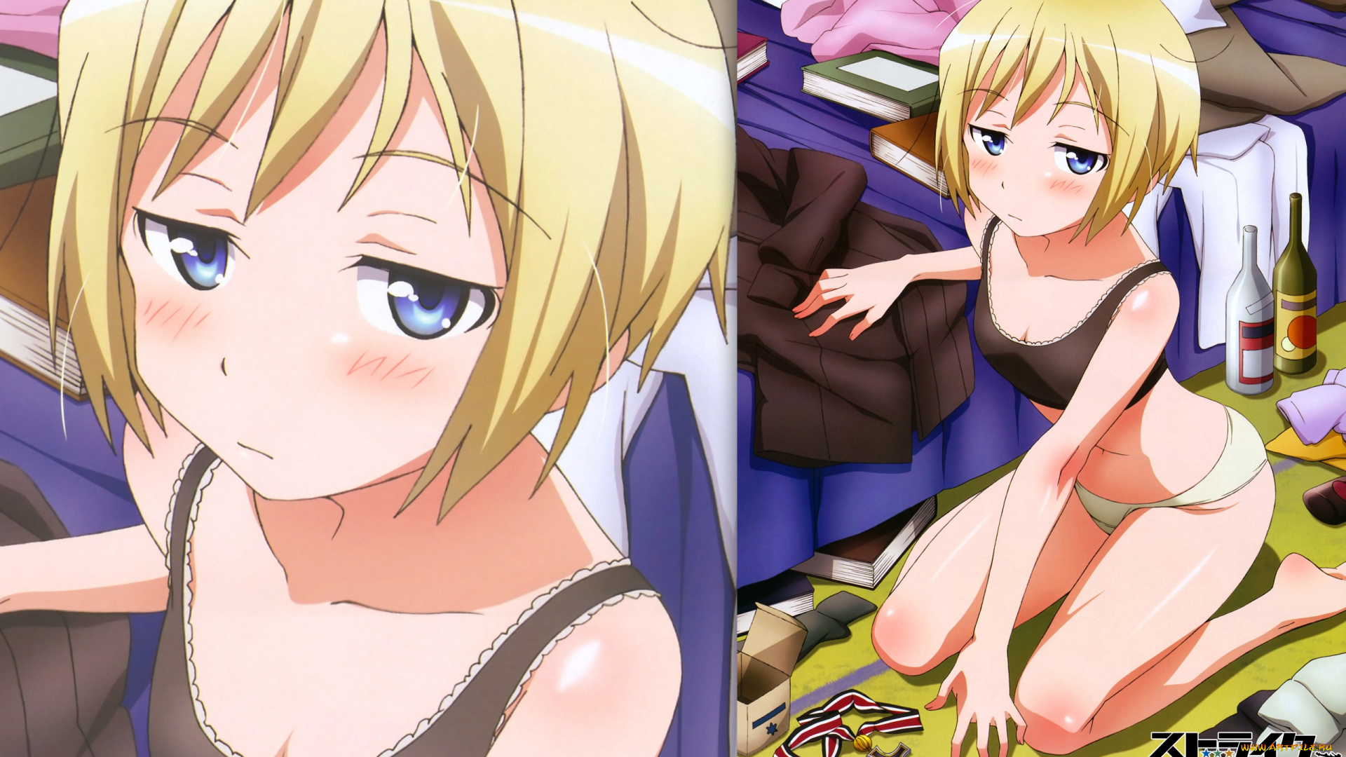 аниме, strike, witches