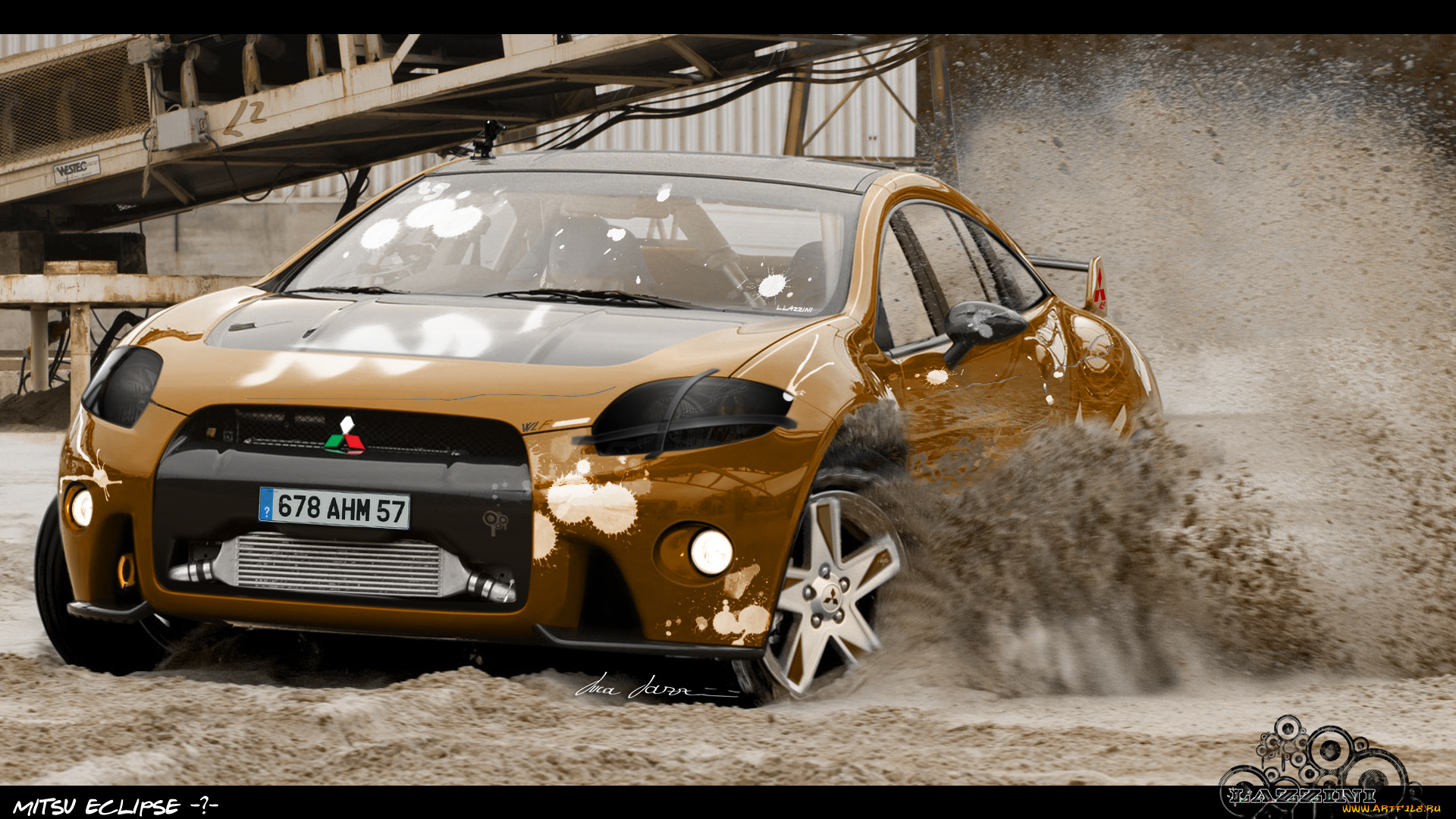 автомобили, виртуальный, тюнинг, eclipse