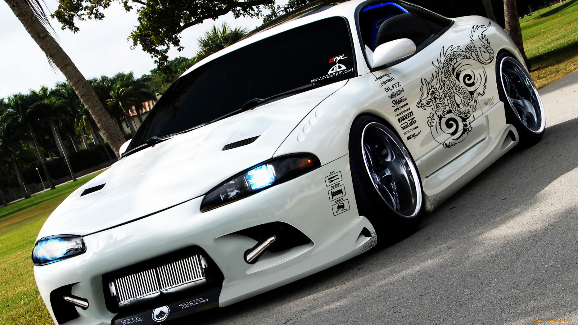 автомобили, виртуальный, тюнинг, eclipse