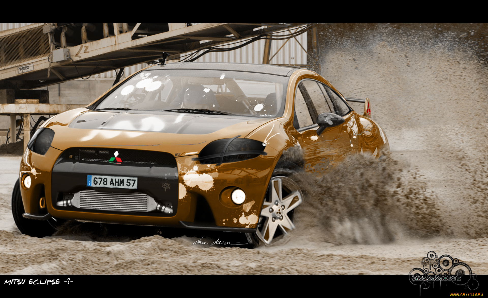 автомобили, виртуальный, тюнинг, eclipse