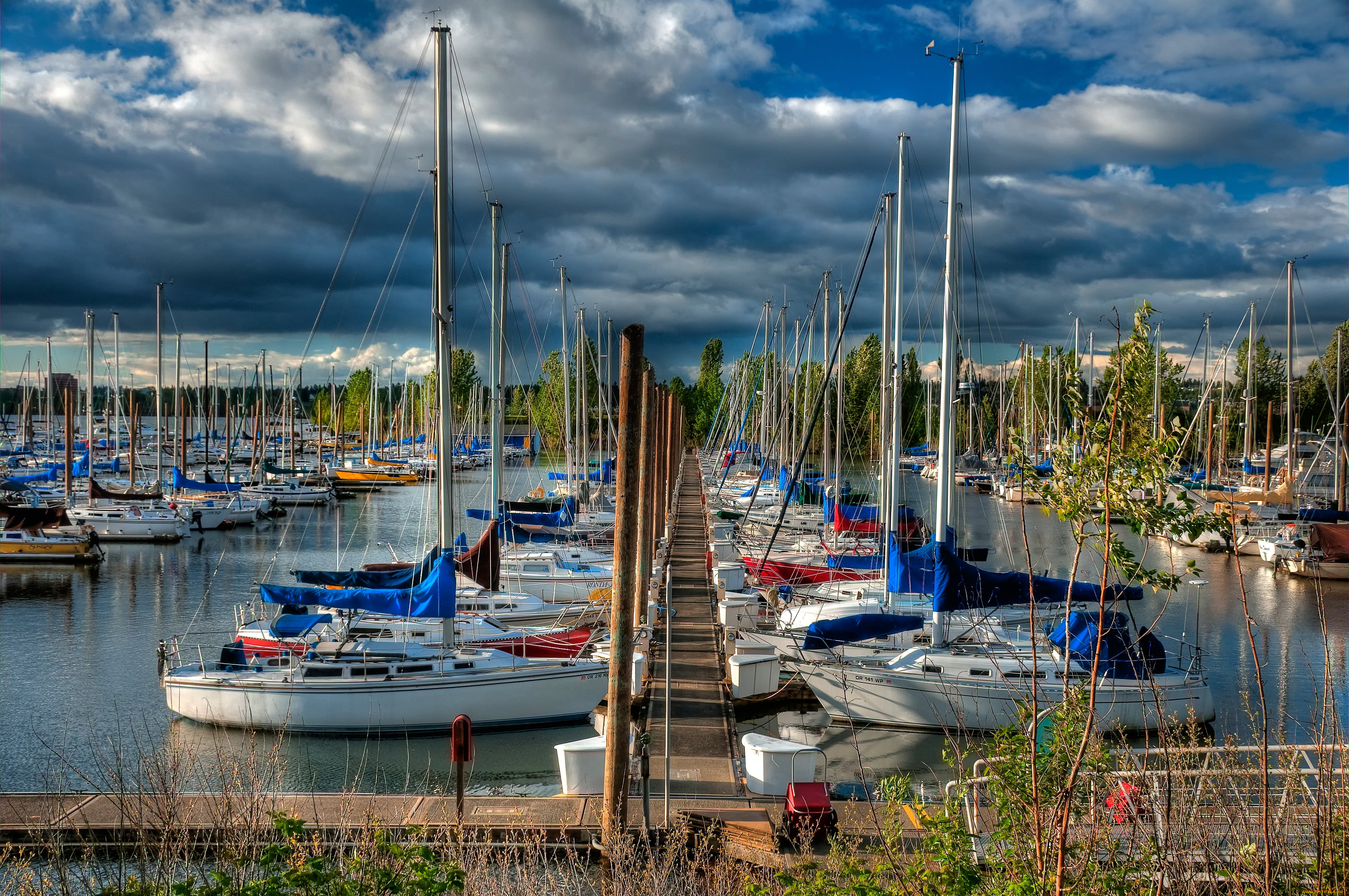 корабли, порты, причалы