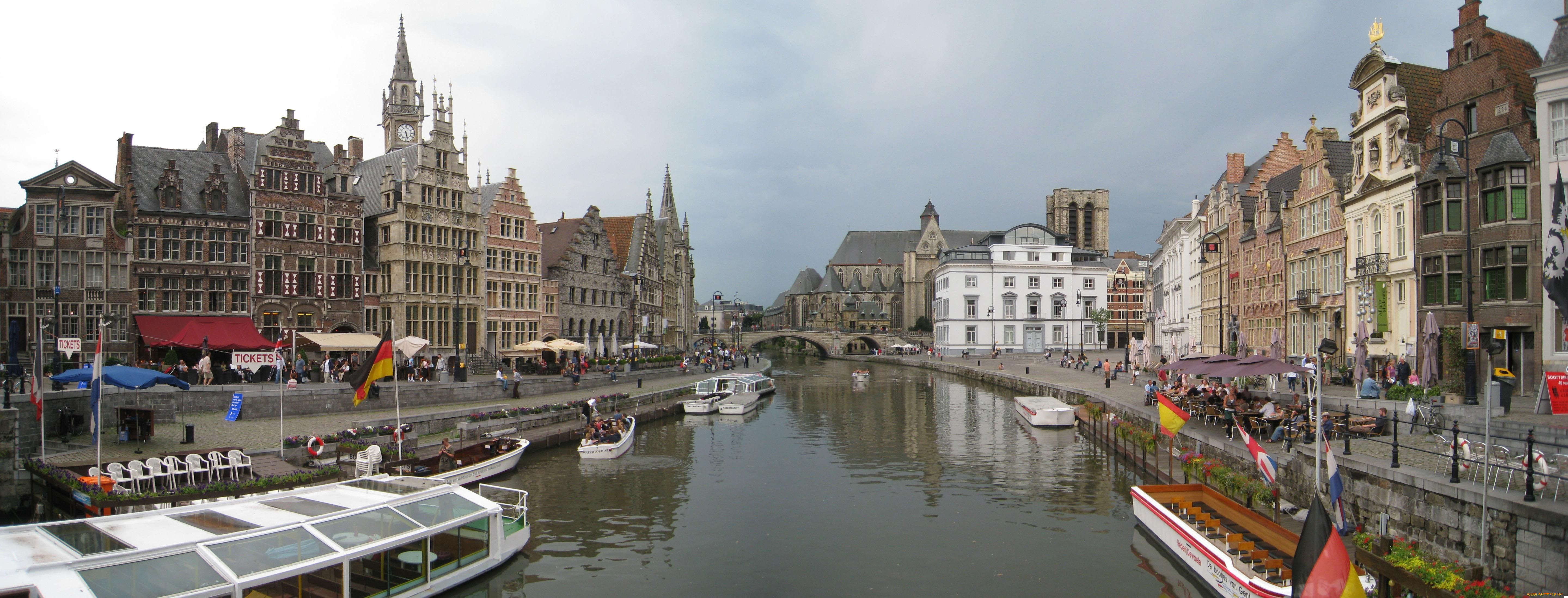 ghent, belgium, города, улицы, площади, набережные