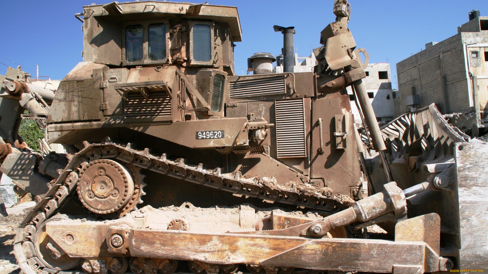 caterpillar, техника, военная, бульдозер