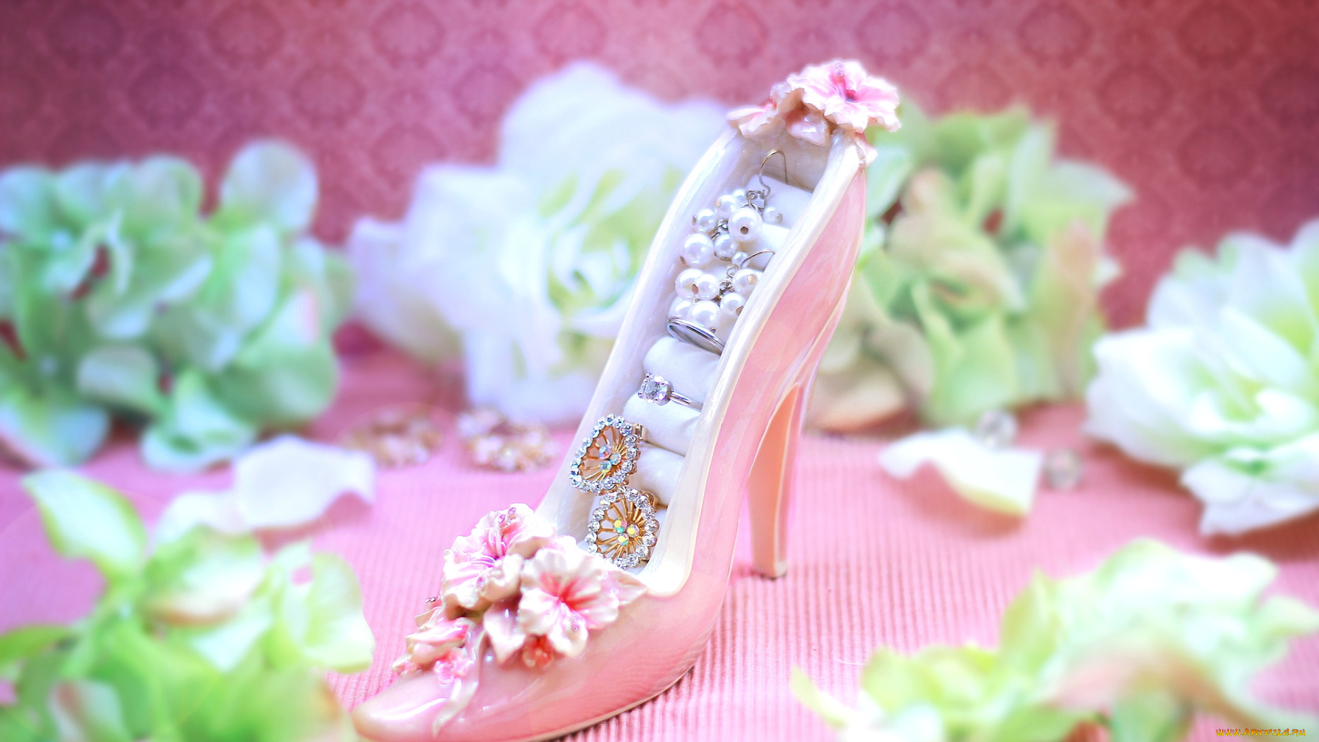 разное, украшения, аксессуары, веера, кольца, туфелька