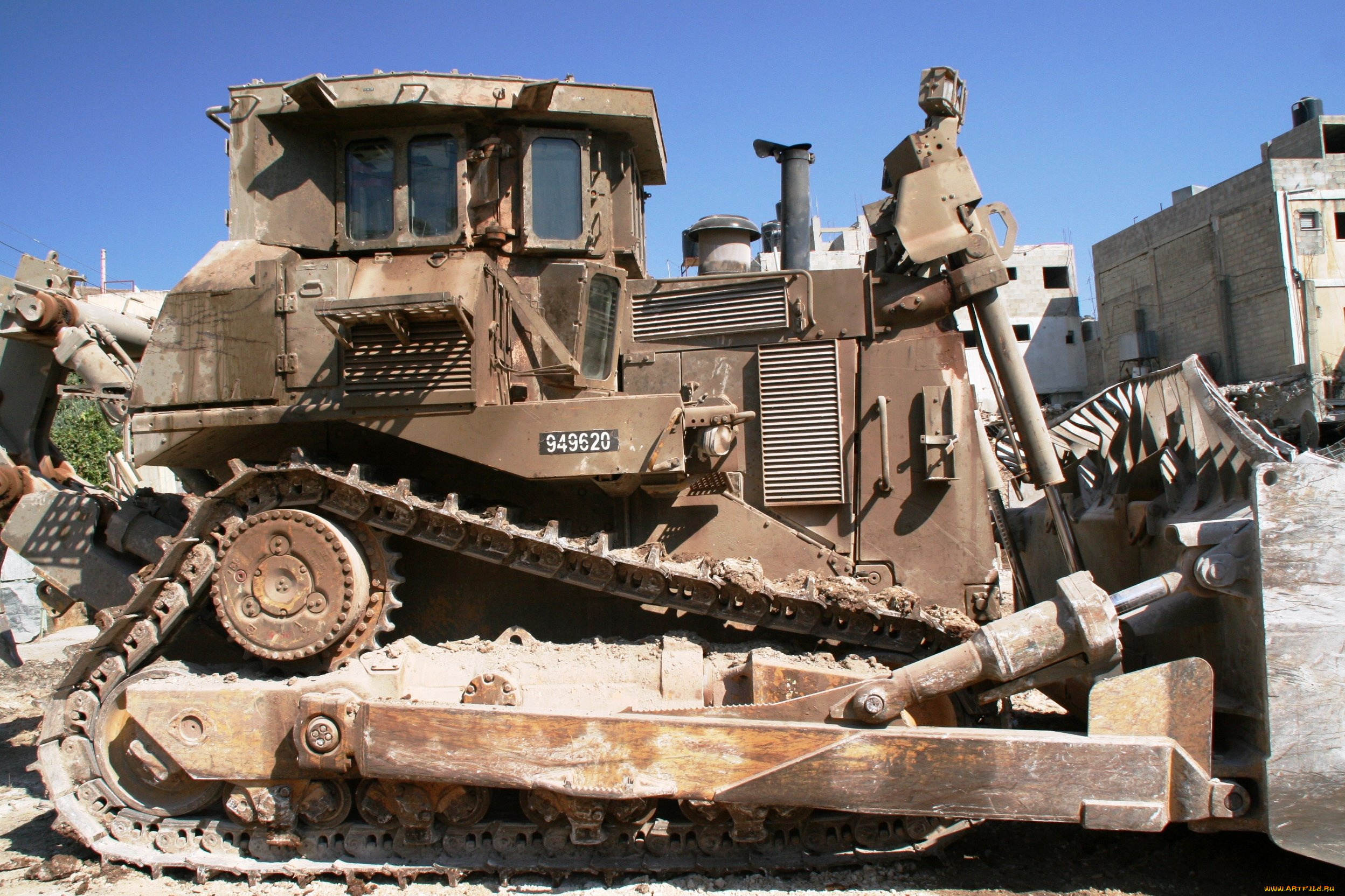 caterpillar, техника, военная, бульдозер