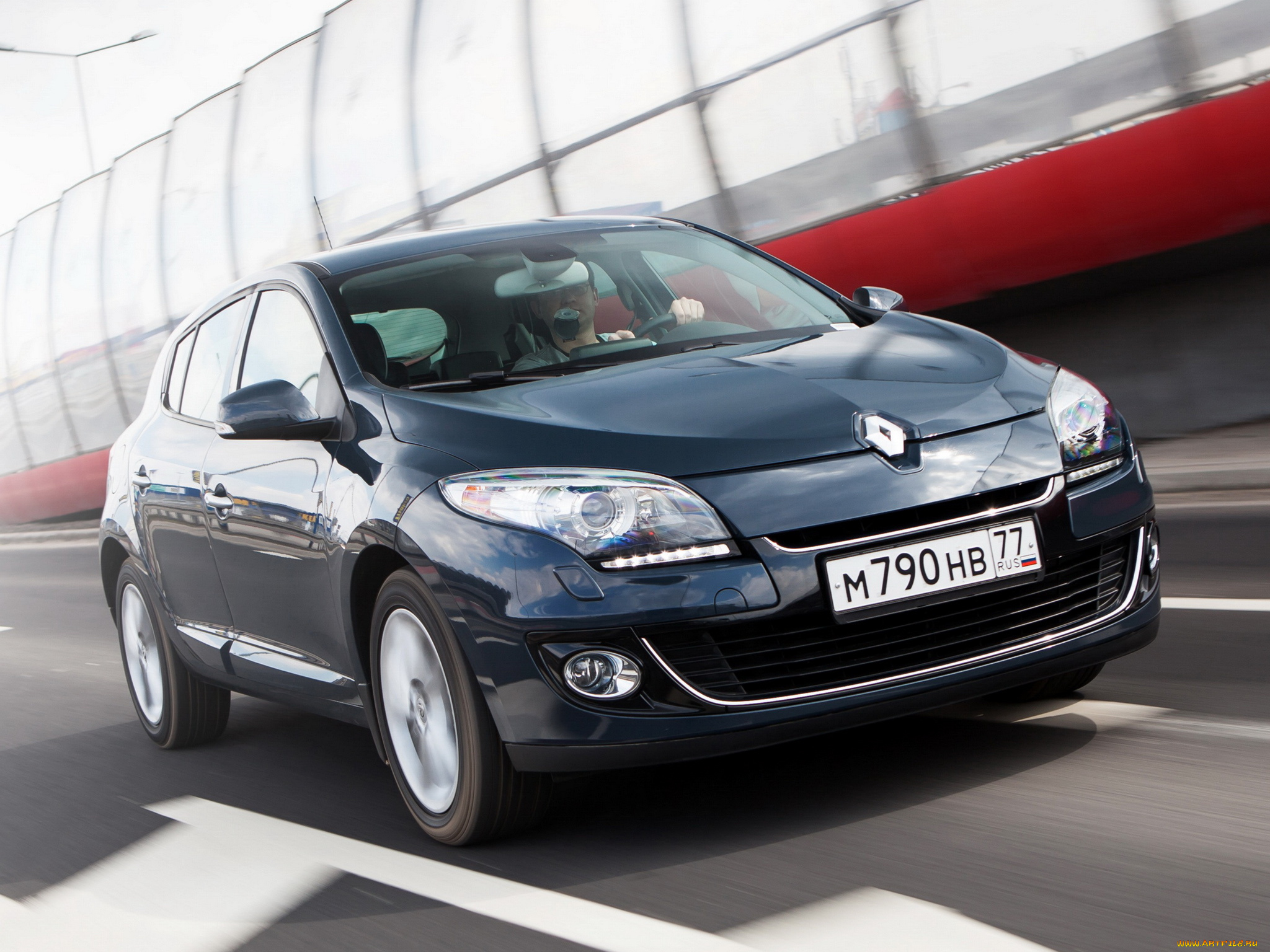 автомобили, renault, 2012г, синий, mеgane