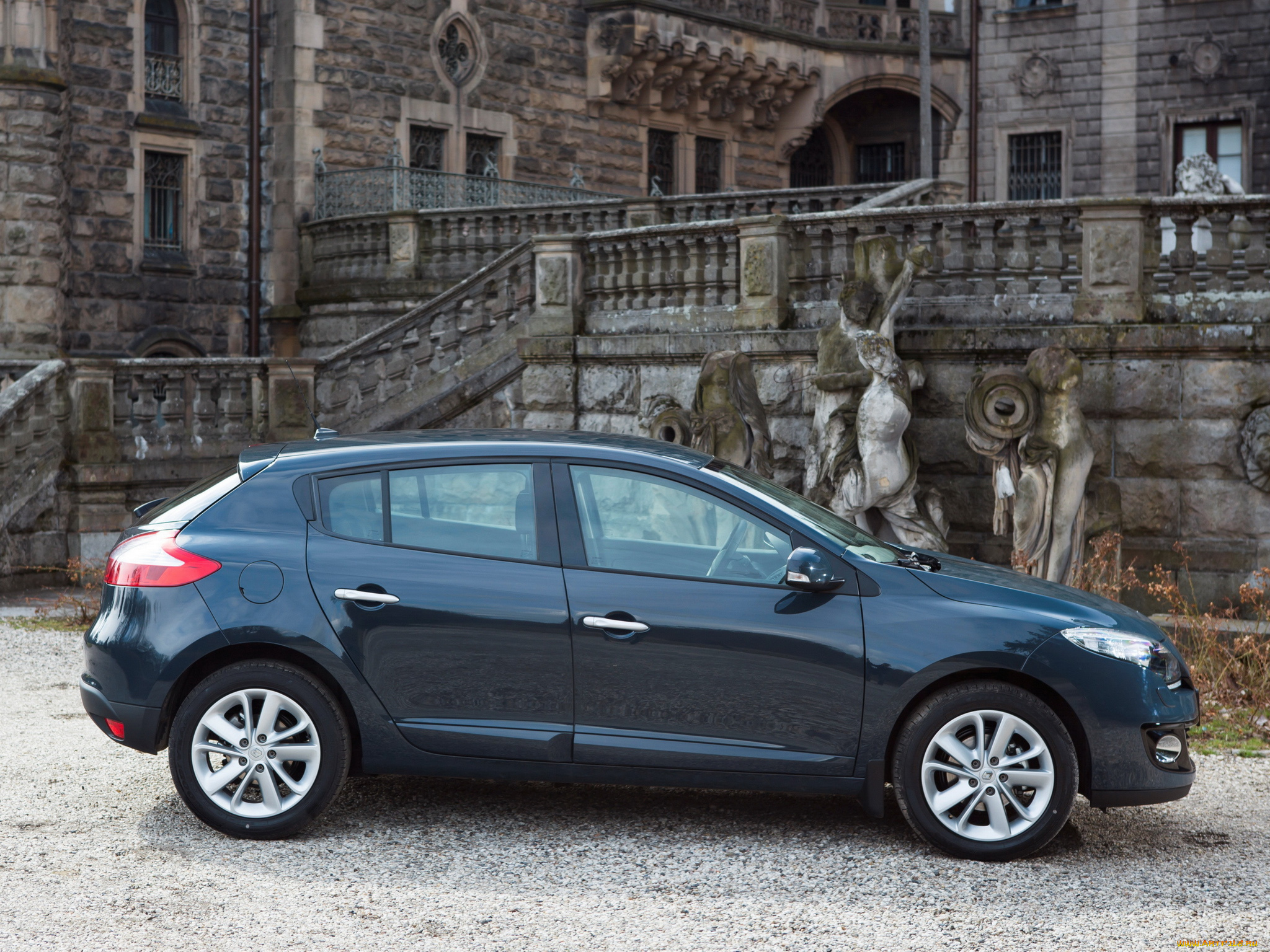 автомобили, renault, mеgane, 2012г, синий