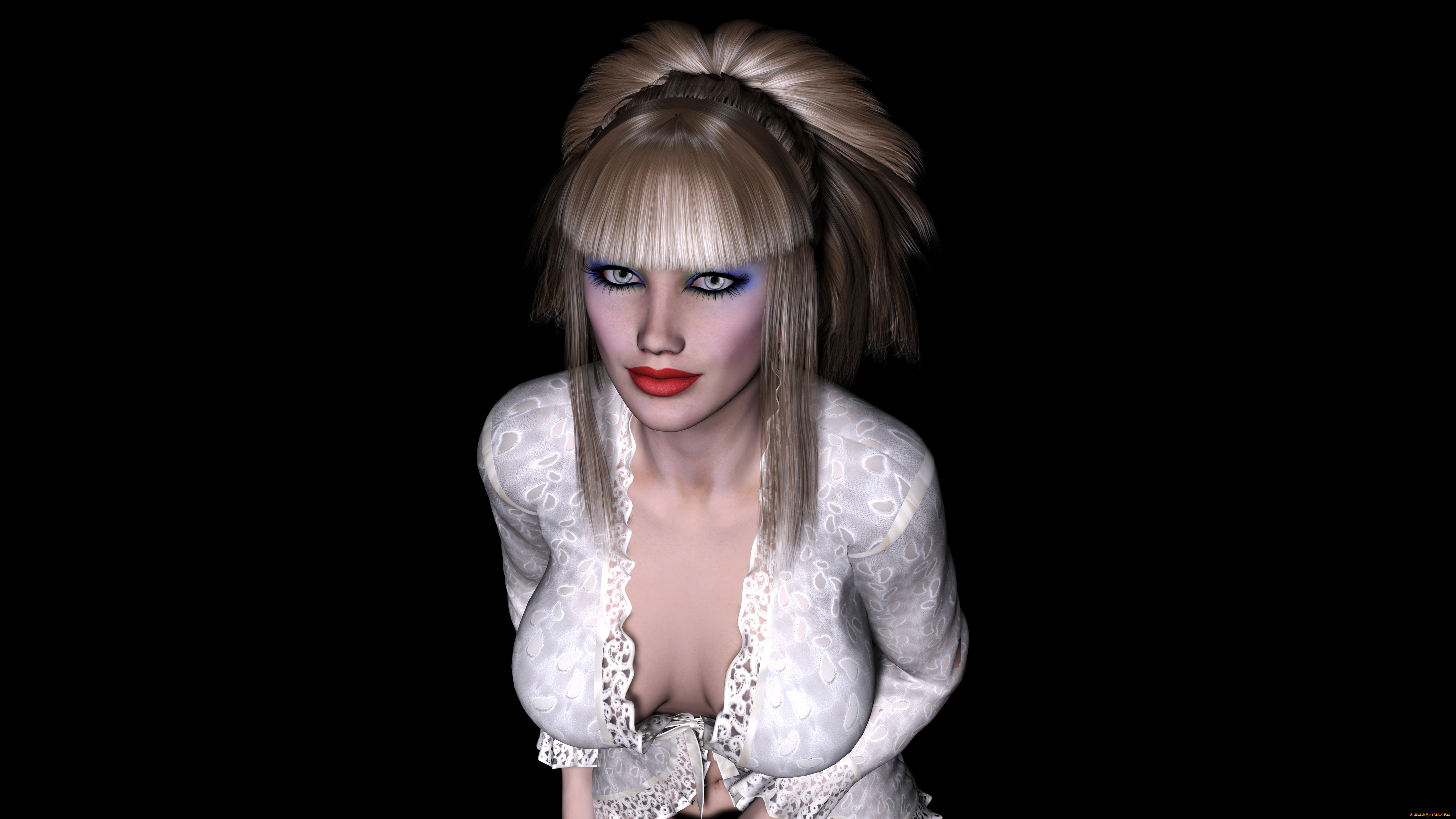 3д, графика, people, , люди, фон, взгляд, девушка