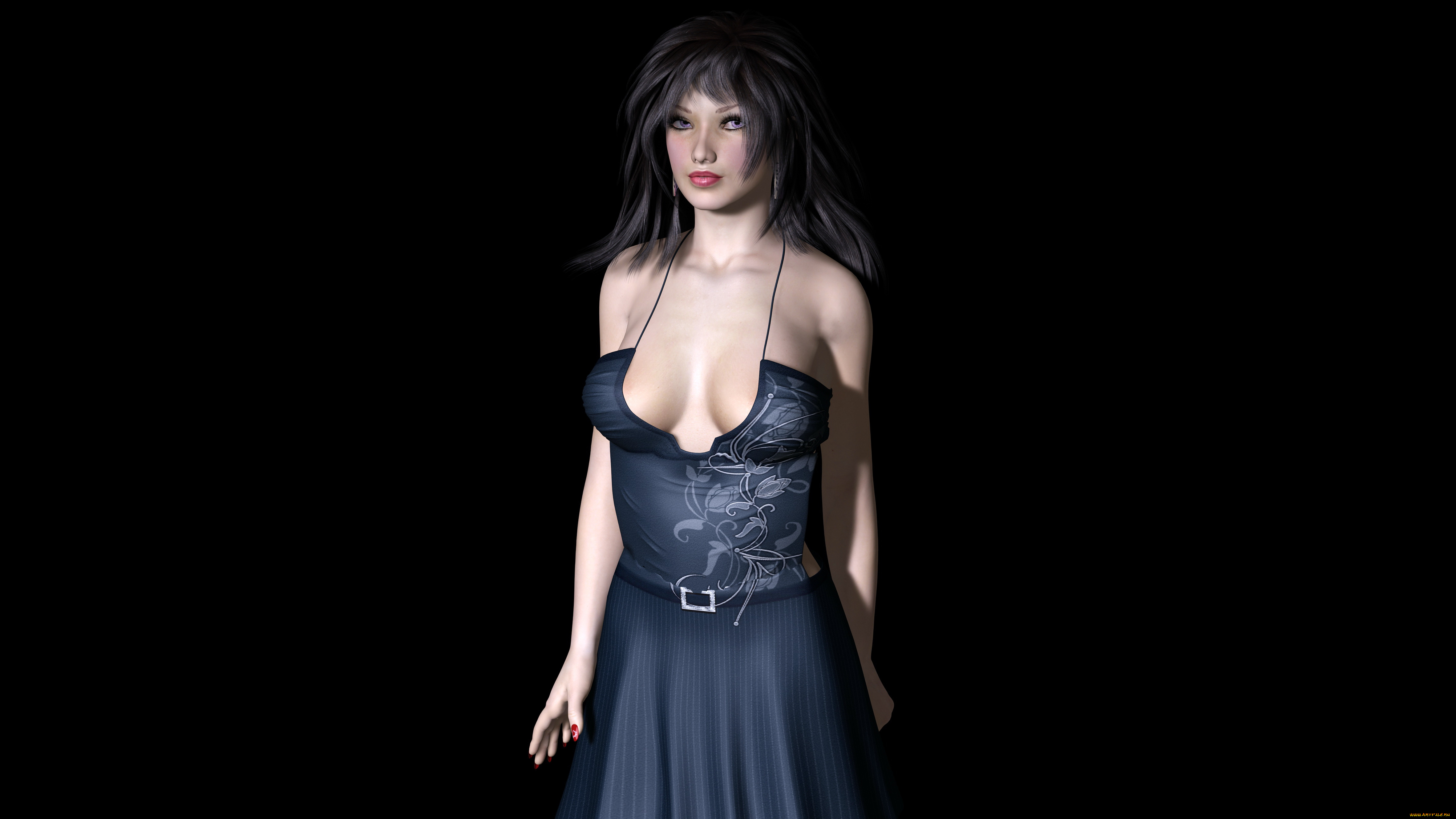 3д, графика, people, , люди, взгляд, девушка