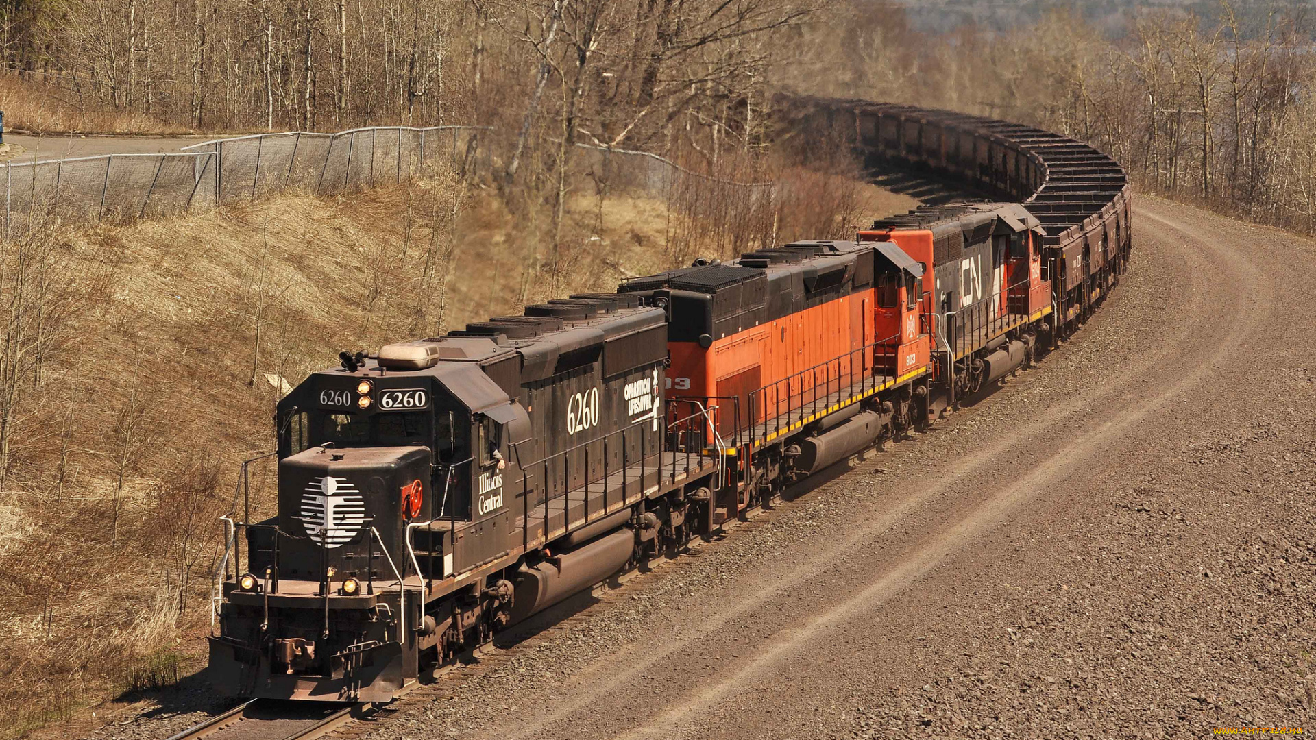 техника, поезда, локомотив, рельсы, дорога, железная, состав